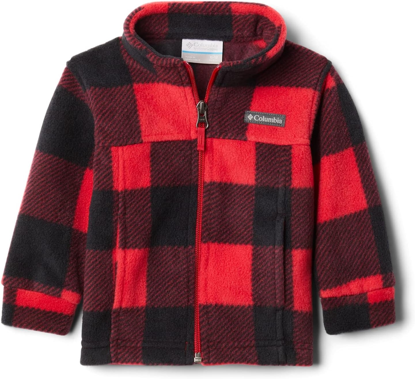 image:imageColumbia Boys Zing Fleece Jacket JacketMountain Red Check B Print