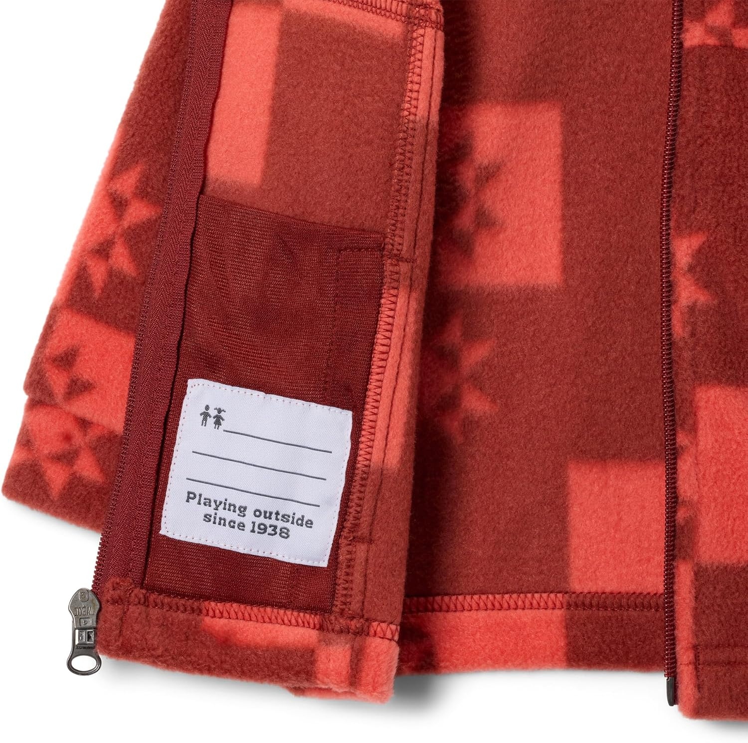 image:imageColumbia Boys Zing Fleece Jacket JacketRed Oxide Boxstar