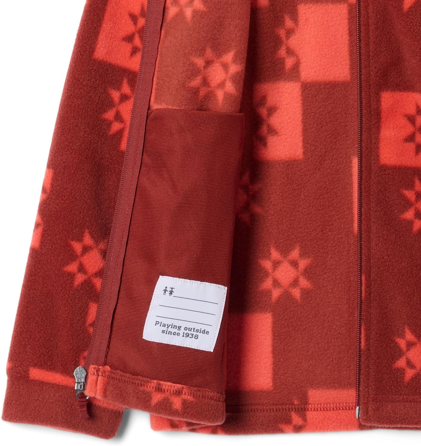 image:imageColumbia Boys Zing Fleece Jacket JacketRed Oxide Boxstar