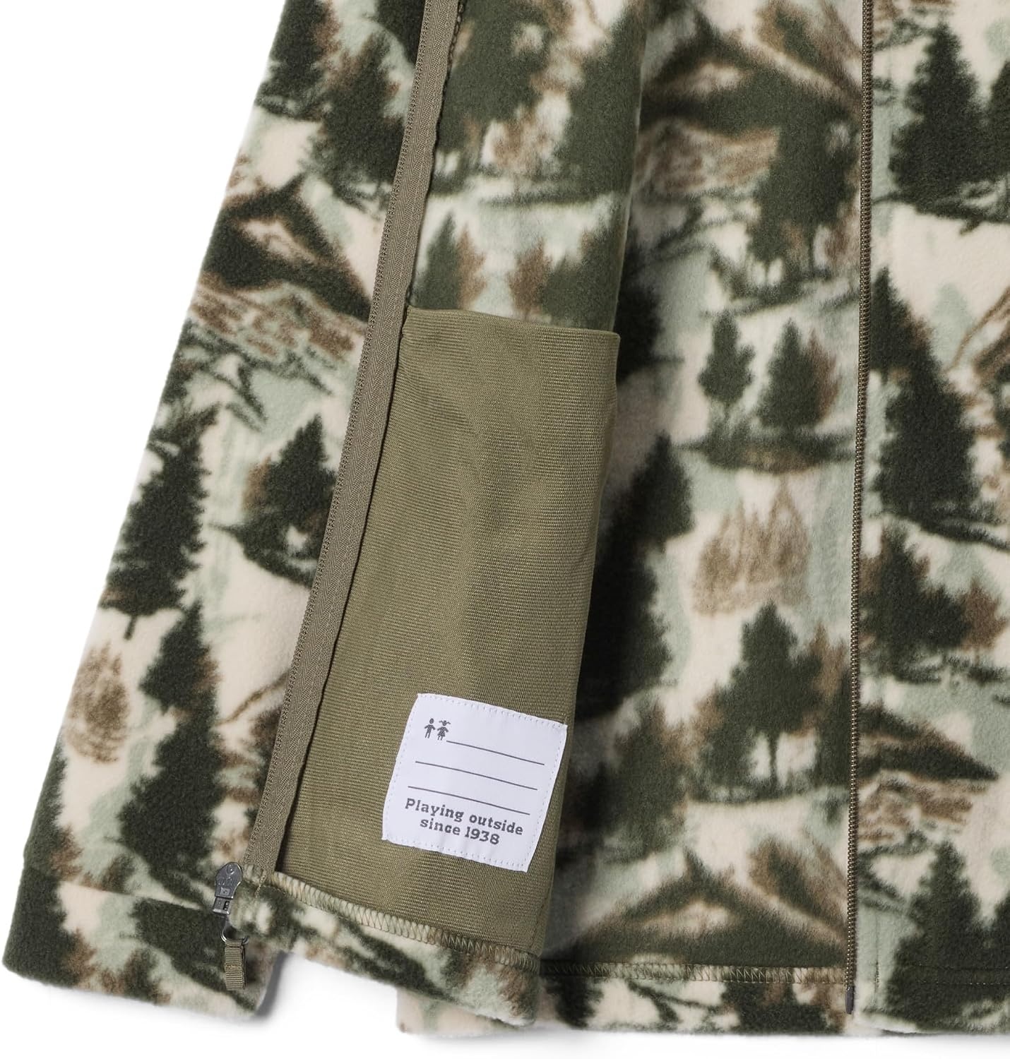 image:imageColumbia Boys Zing Fleece Jacket JacketStone Green Frost Day