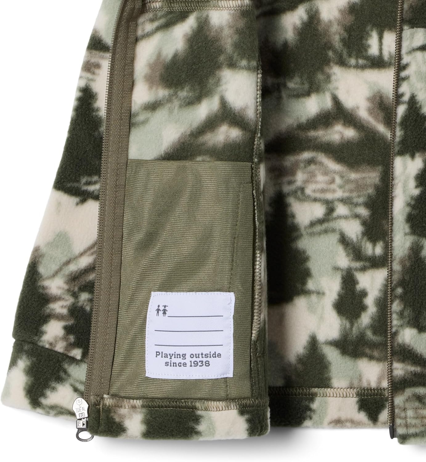 image:imageColumbia Boys Zing Fleece Jacket JacketStone Green Frost Day