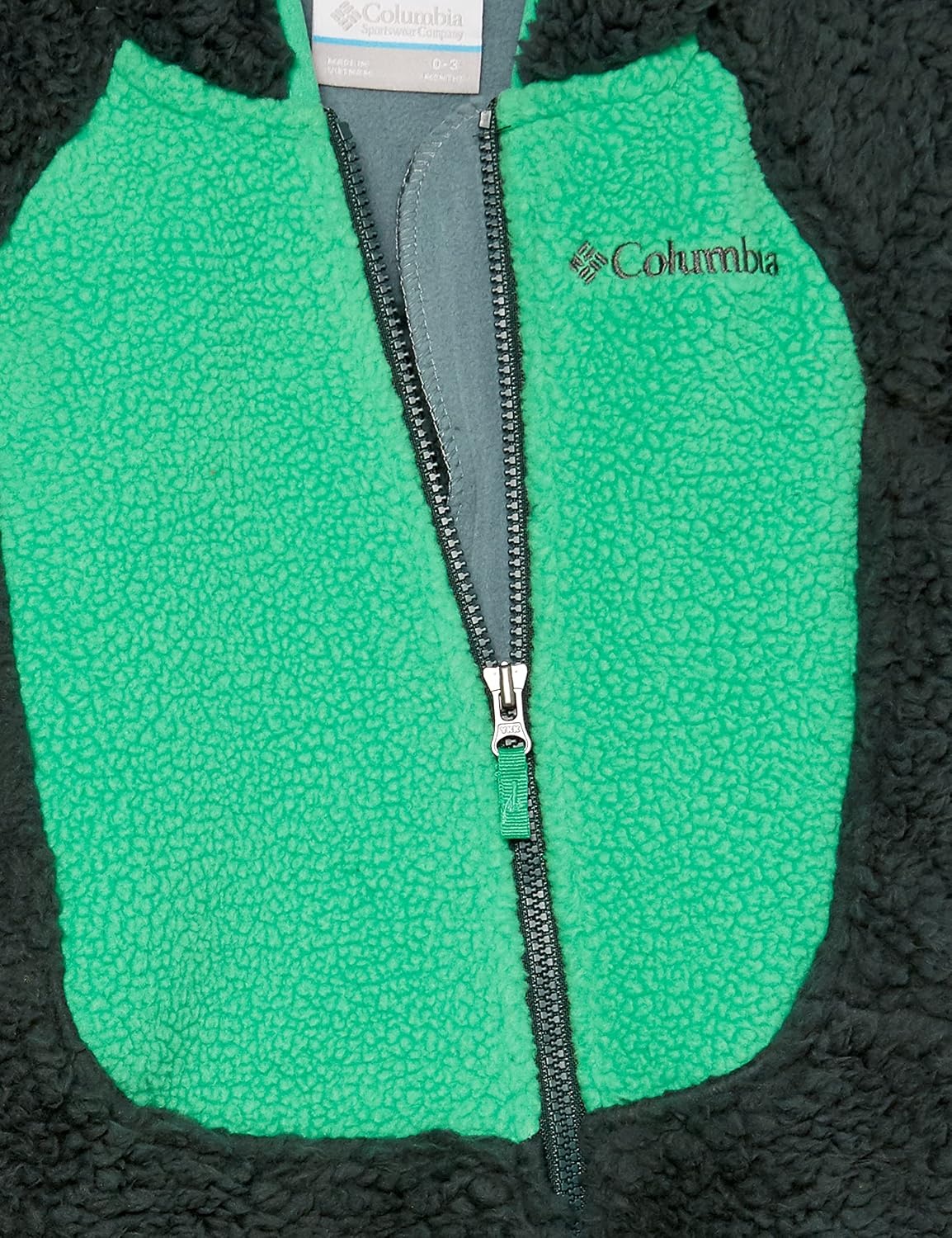 image:imageColumbia Kids Foxy Baby Sherpa Bunting InfantSpruceDark Lime