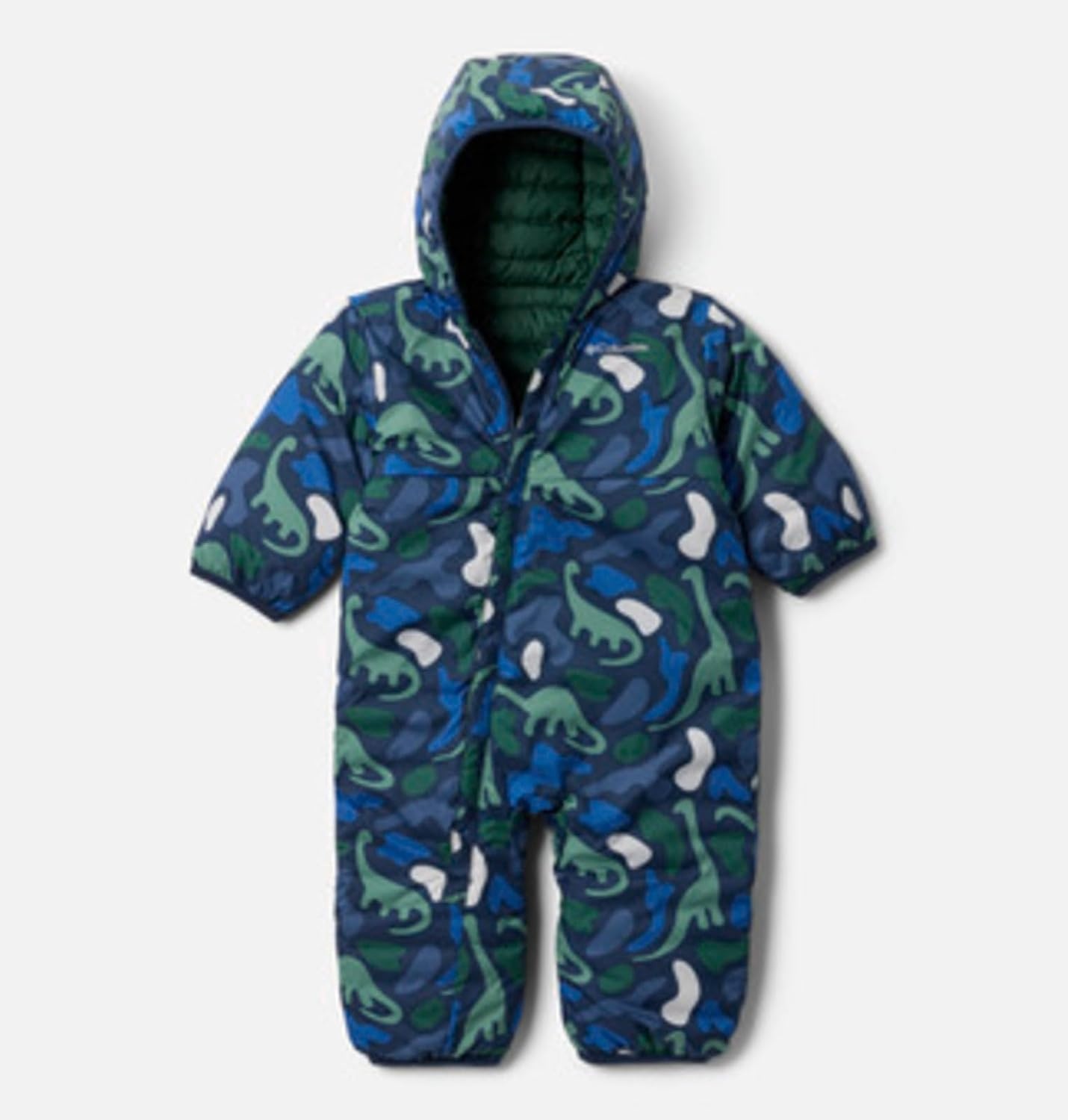 image:imageColumbia Kids Powder Lite II Reversible Bunting InfantCollegiate NavyRain ForestMountain Blue
