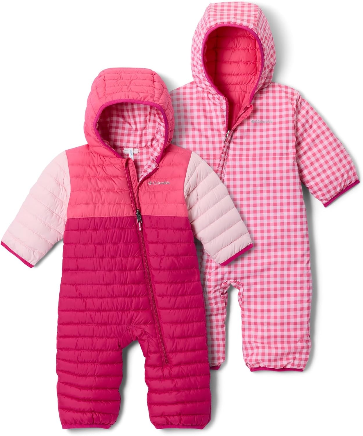 image:imageColumbia Kids Powder Lite II Reversible Bunting InfantGuava PinkNicoSatin Pink