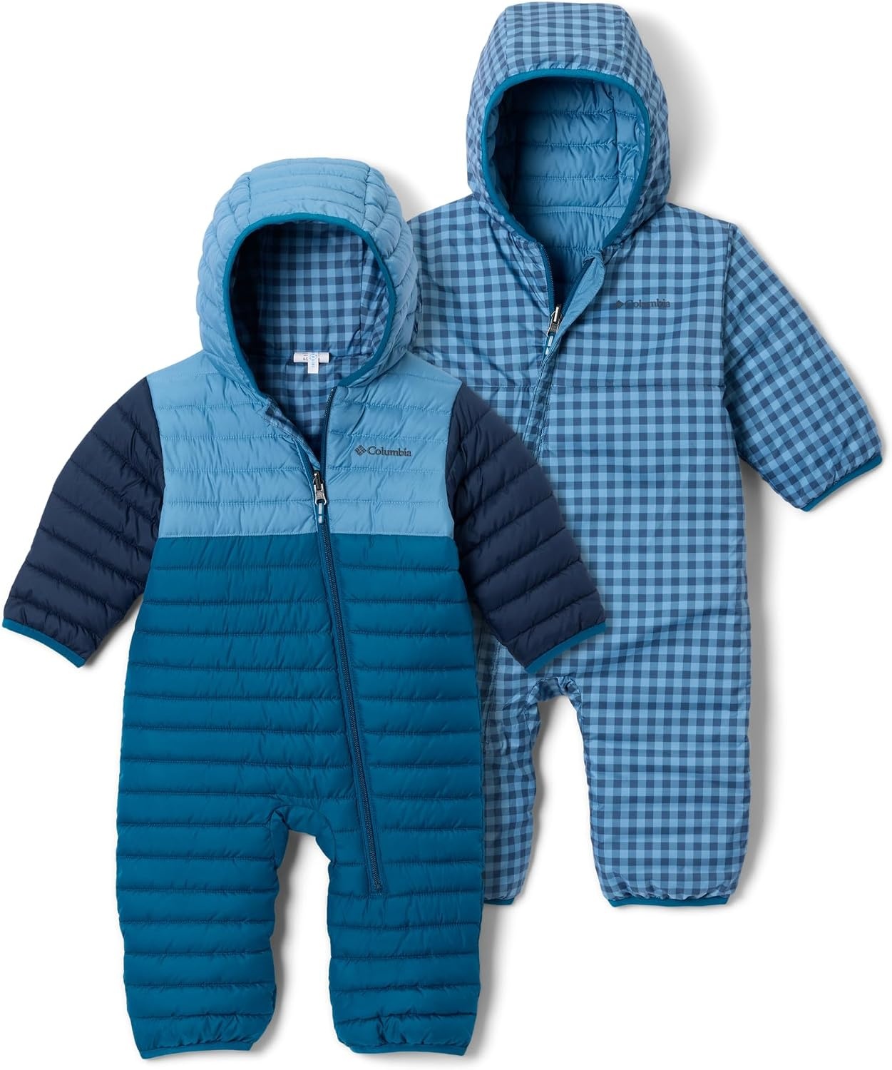 image:imageColumbia Kids Powder Lite II Reversible Bunting InfantPhoenix BlueRainy DayCollegiate Navy