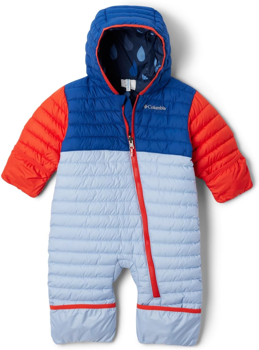 image:imageColumbia Kids Powder Lite II Reversible Bunting InfantWhisperMountain BlueSpicy