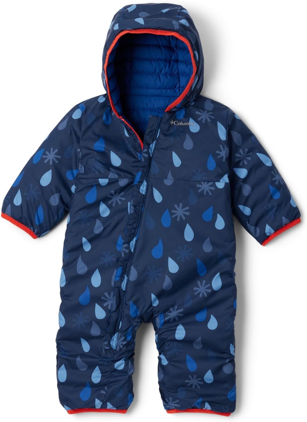 image:imageColumbia Kids Powder Lite II Reversible Bunting InfantWhisperMountain BlueSpicy