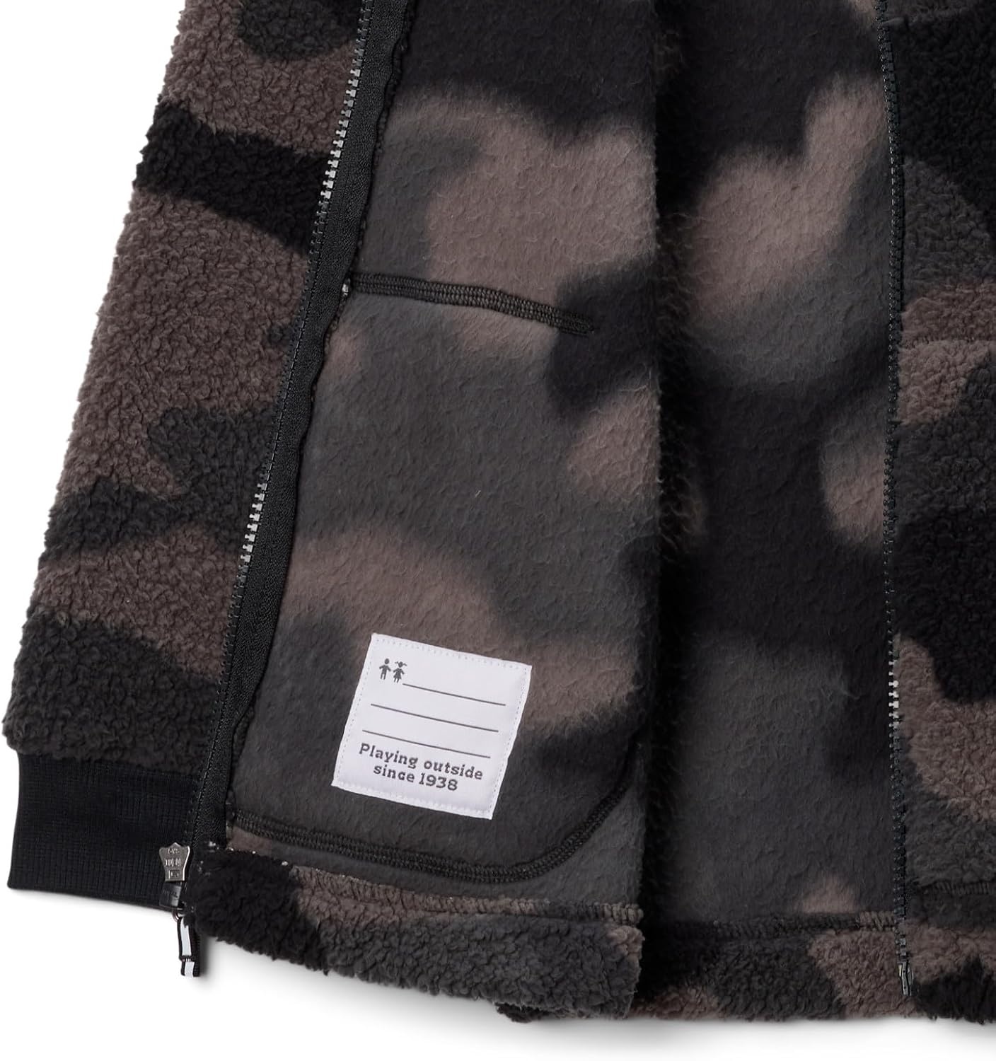 image:imageColumbia Kids Rugged Ridge Ii Printed Sherpa Full Zip little KidBig KidBlack Mod Camo