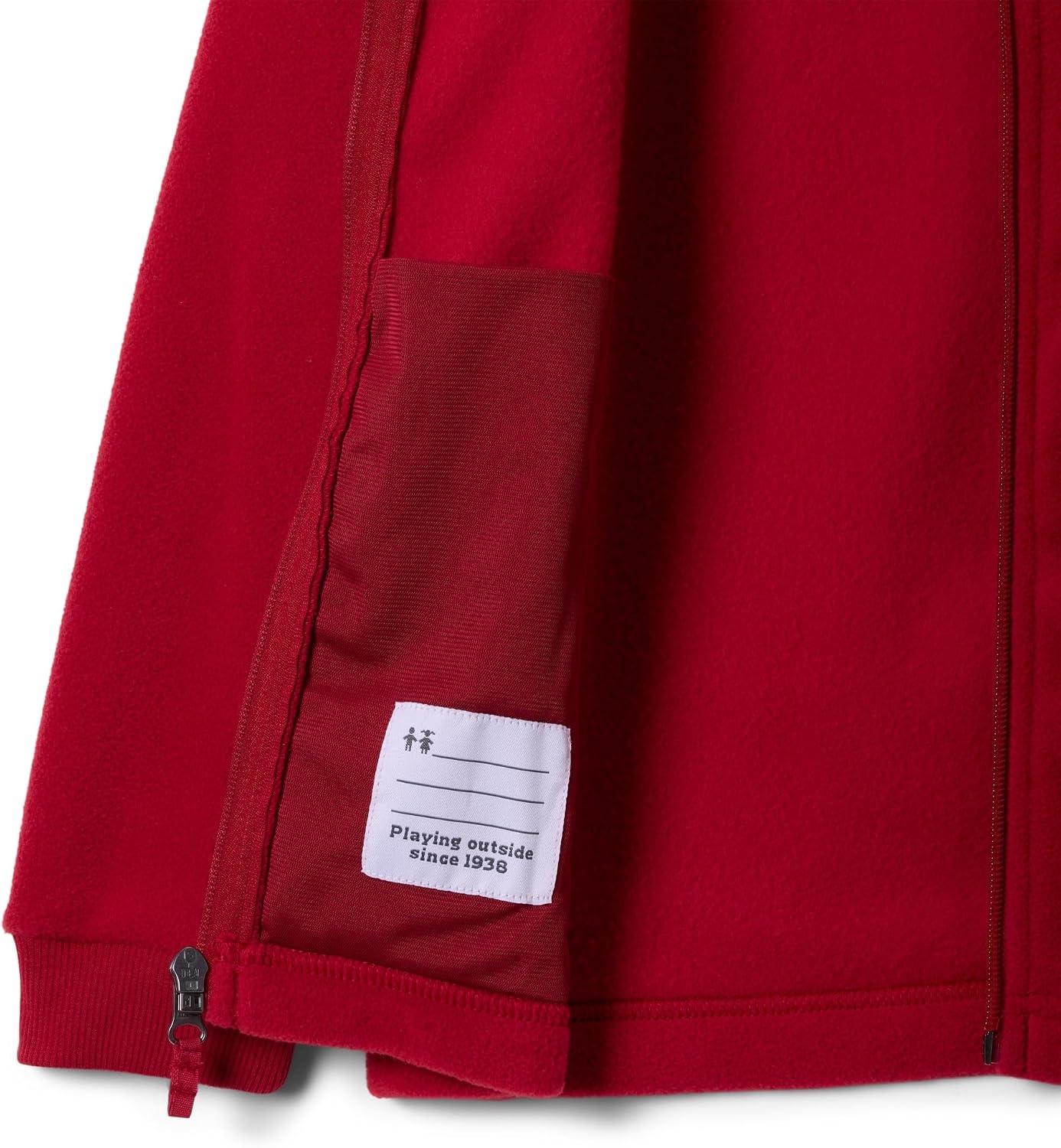 image:imageColumbia Youth Collegiate Flanker Fleece HoodieArk Red Velvet