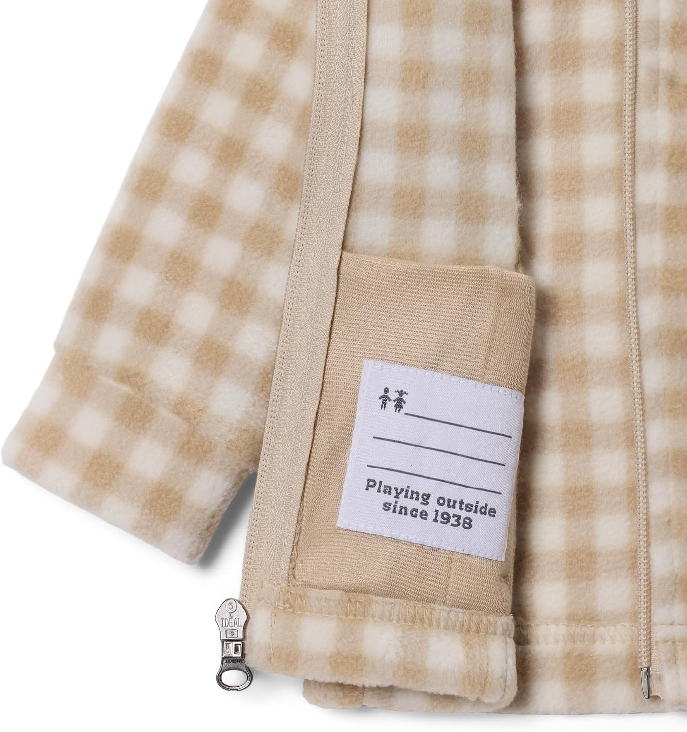 image:imageColumbia Youth Girls Toddler Benton Springs II Printed Fleece JacketAncient Fossil Gingham
