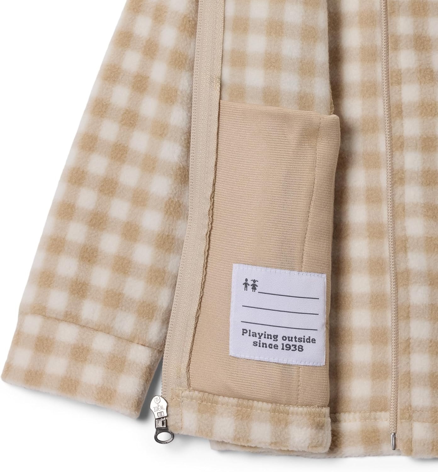 image:imageColumbia Youth Girls Toddler Benton Springs II Printed Fleece JacketAncient Fossil Gingham