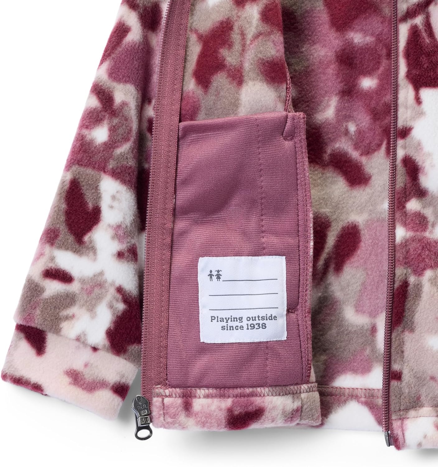 image:imageColumbia Youth Girls Toddler Benton Springs II Printed Fleece JacketAntique Mauve Primroses
