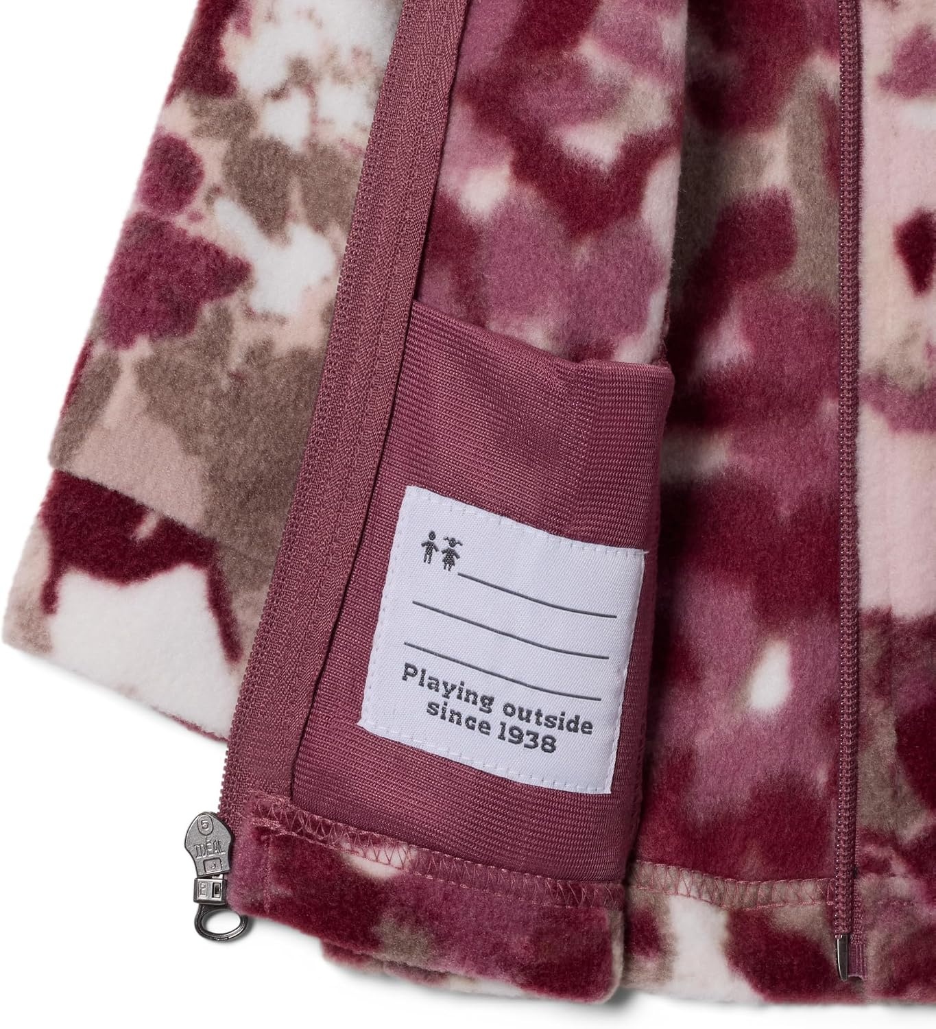 image:imageColumbia Youth Girls Toddler Benton Springs II Printed Fleece JacketAntique Mauve Primroses