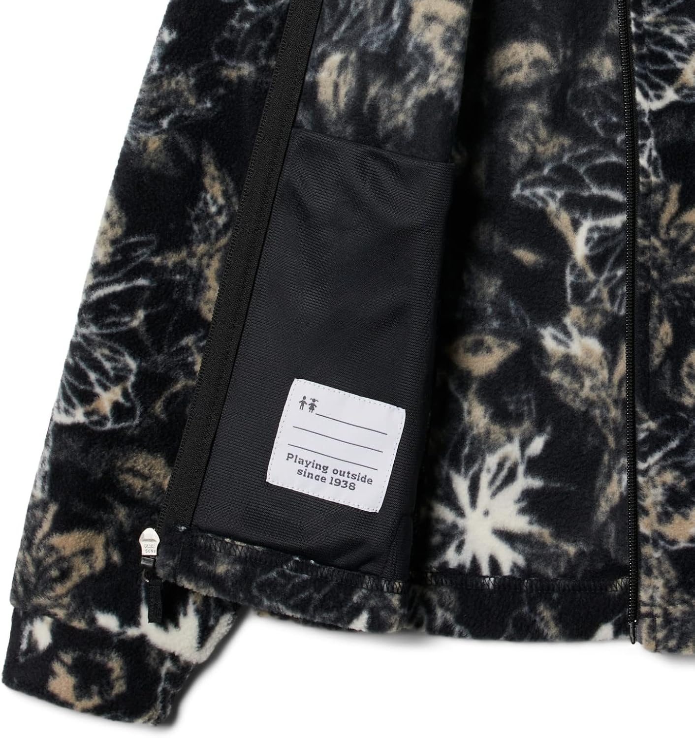 image:imageColumbia Youth Girls Toddler Benton Springs II Printed Fleece JacketBlack Aurelian