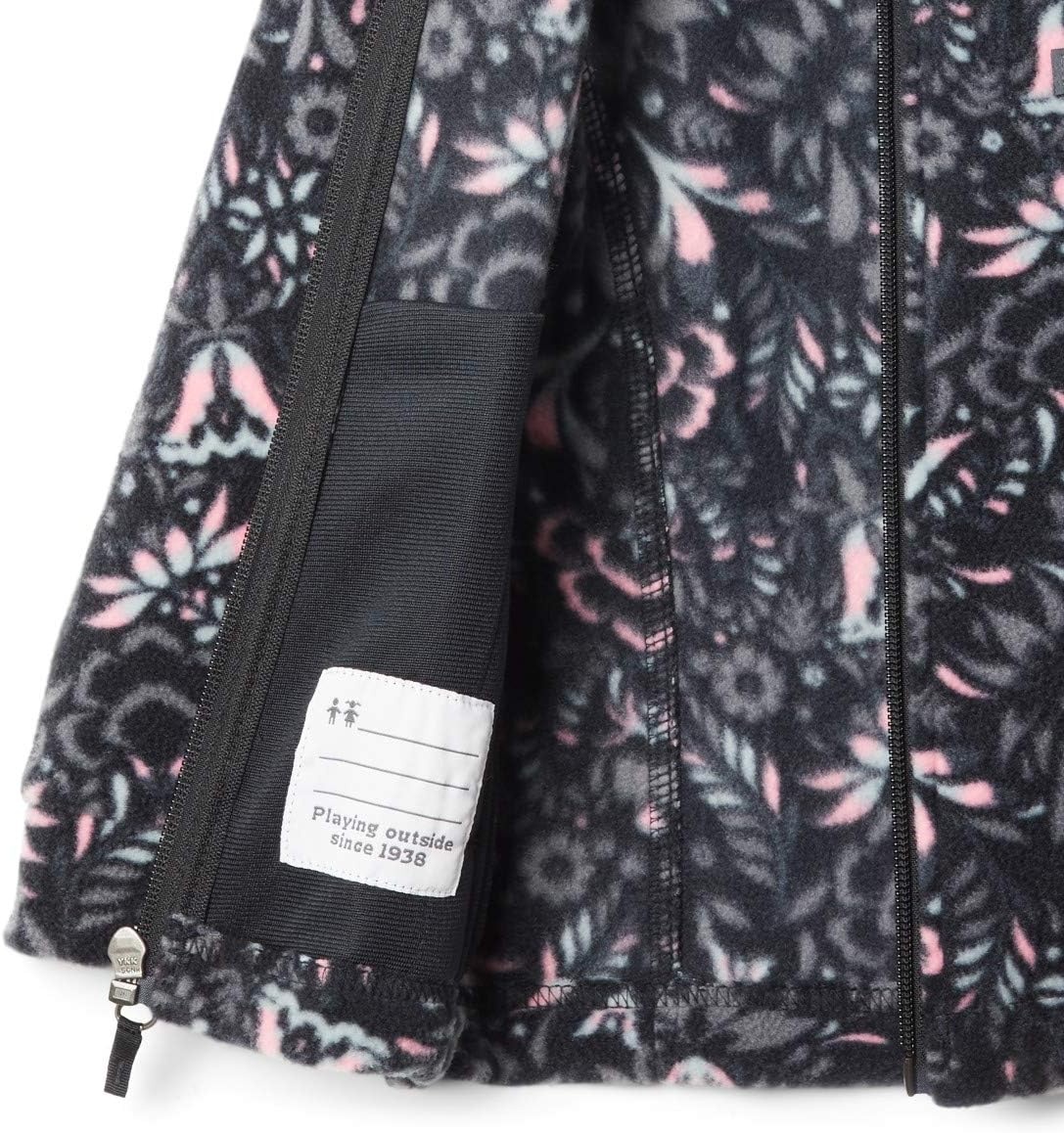 image:imageColumbia Youth Girls Toddler Benton Springs II Printed Fleece JacketBlack Folk Floral Print