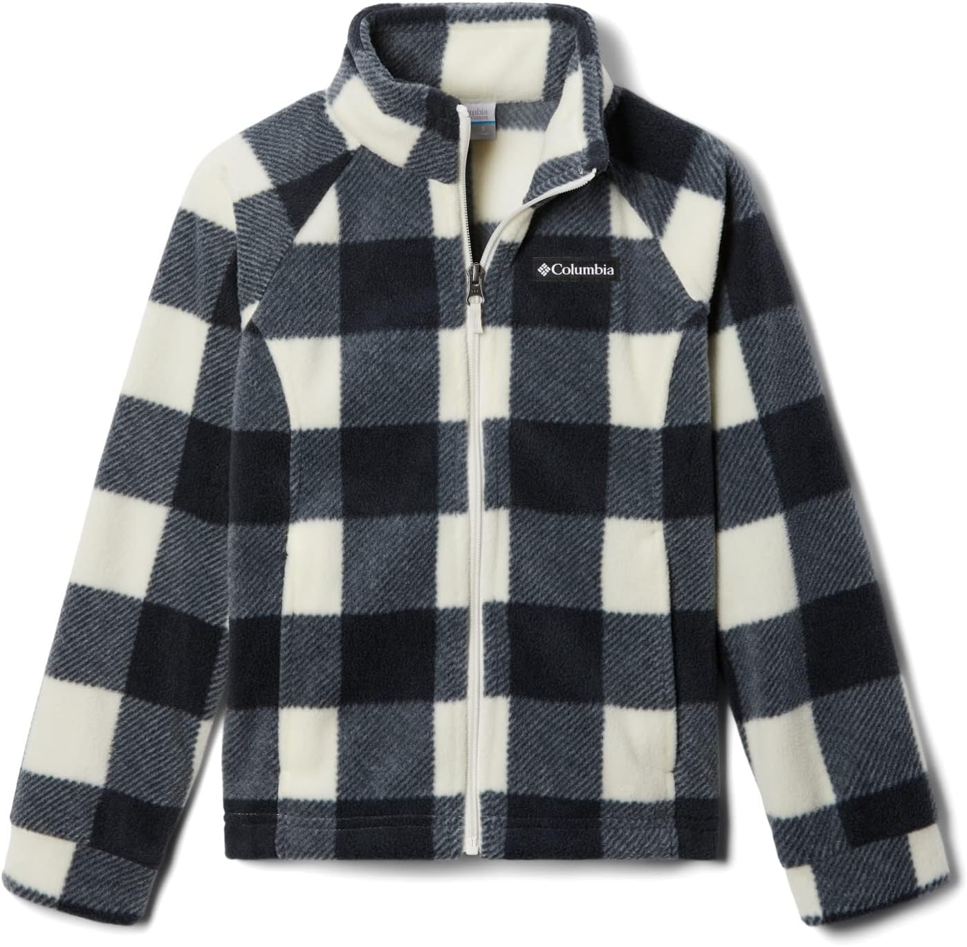 image:imageColumbia Youth Girls Toddler Benton Springs II Printed Fleece JacketChalk Check