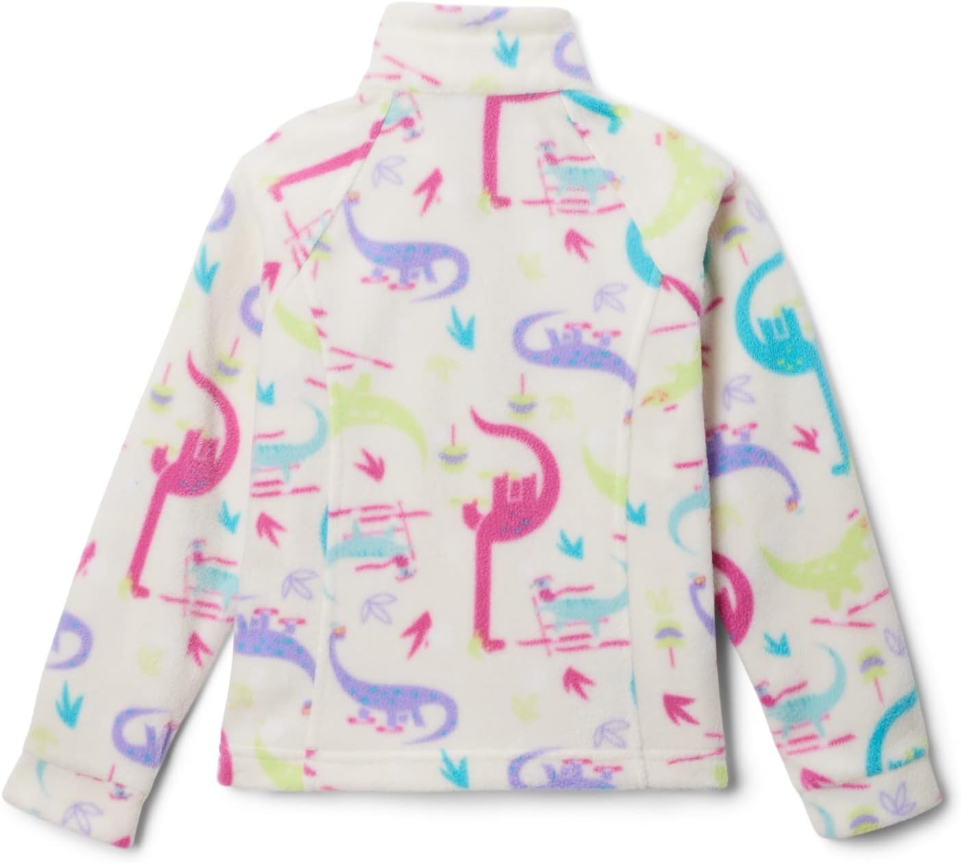 image:imageColumbia Youth Girls Toddler Benton Springs II Printed Fleece JacketChalk Skisaurus
