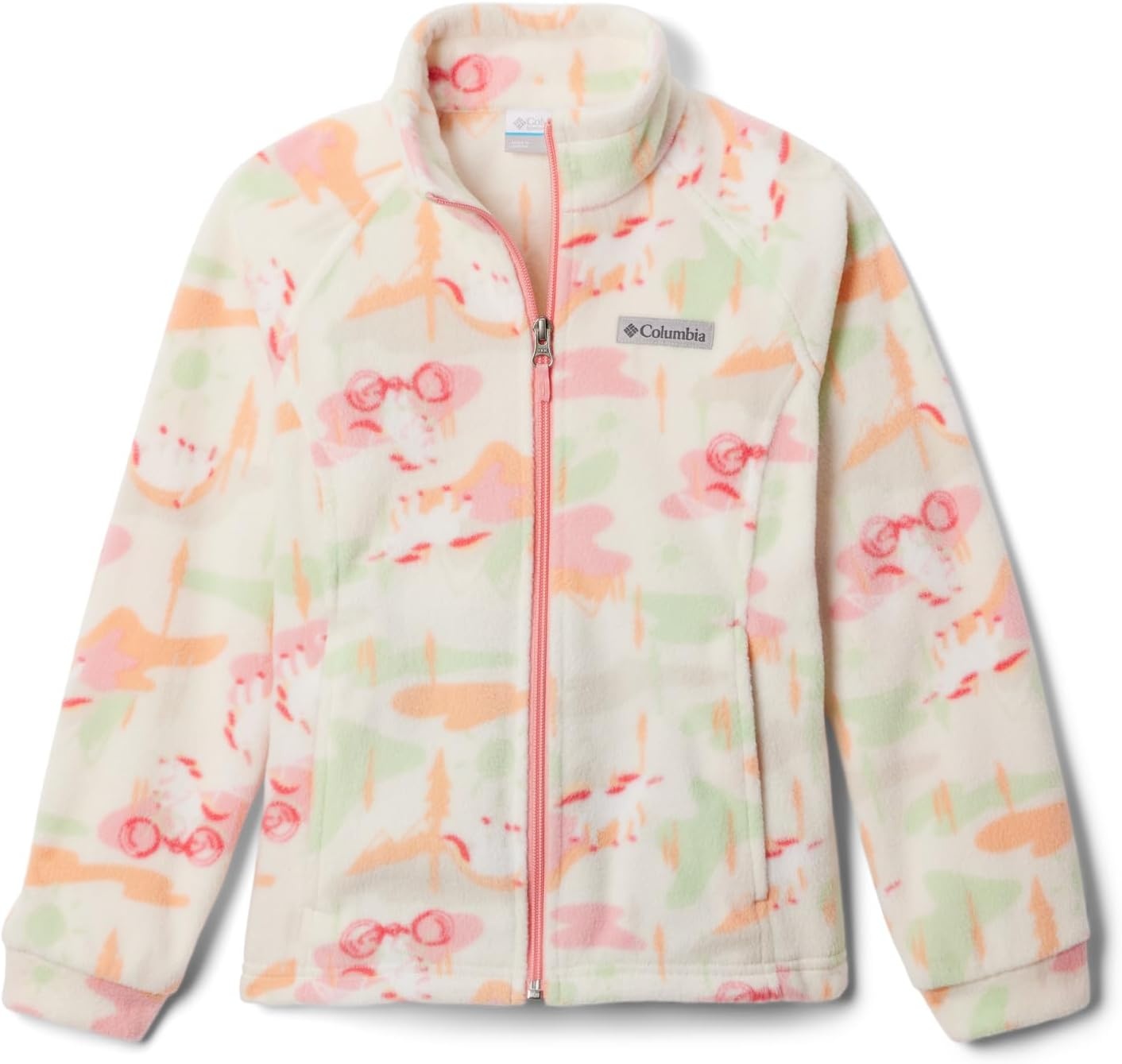 image:imageColumbia Youth Girls Toddler Benton Springs II Printed Fleece JacketDark Stone Uninature