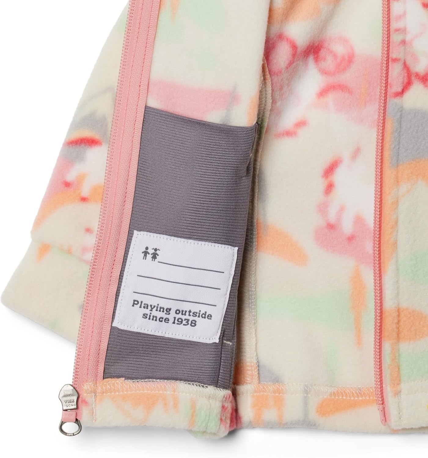 image:imageColumbia Youth Girls Toddler Benton Springs II Printed Fleece JacketDark Stone Uninature