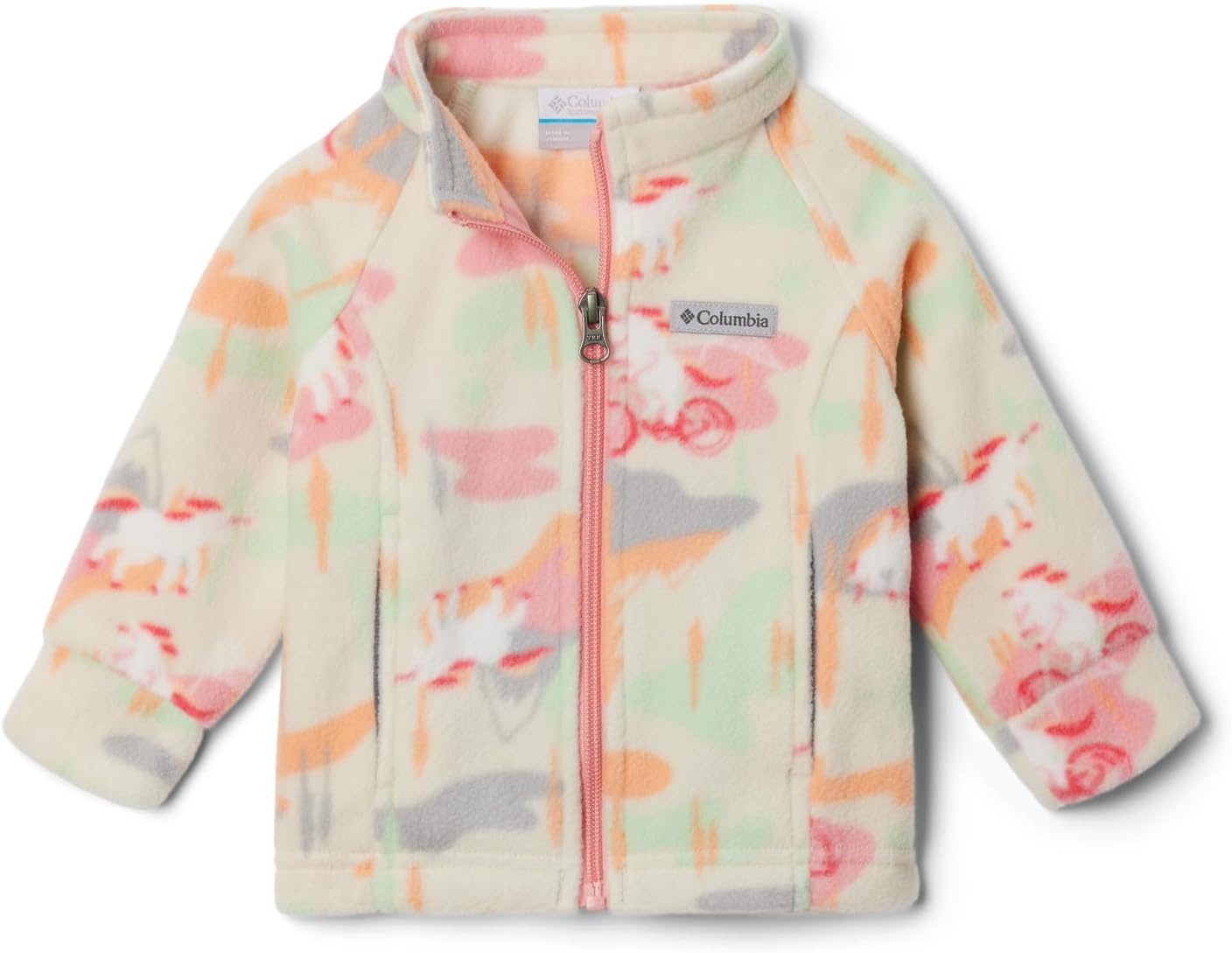 image:imageColumbia Youth Girls Toddler Benton Springs II Printed Fleece JacketDark Stone Uninature