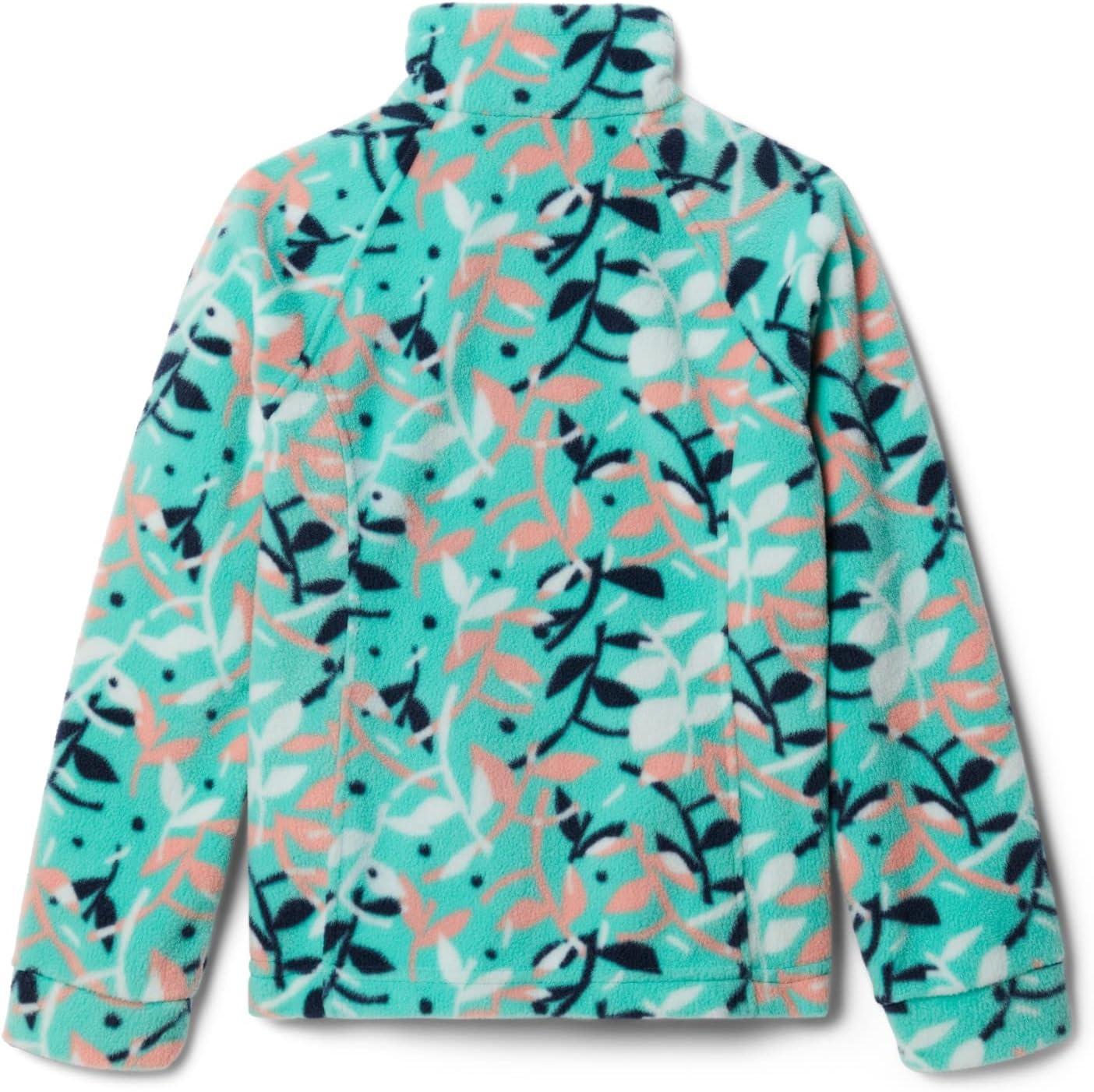 image:imageColumbia Youth Girls Toddler Benton Springs II Printed Fleece JacketElectric Turquoise Scrap Floral