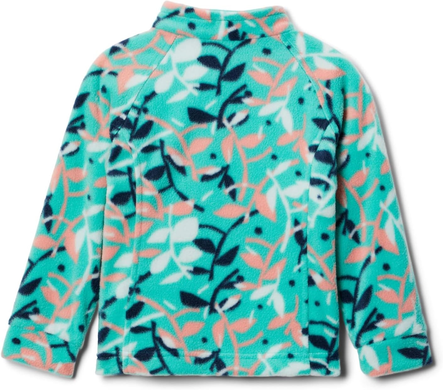 image:imageColumbia Youth Girls Toddler Benton Springs II Printed Fleece JacketElectric Turquoise Scrap Floral