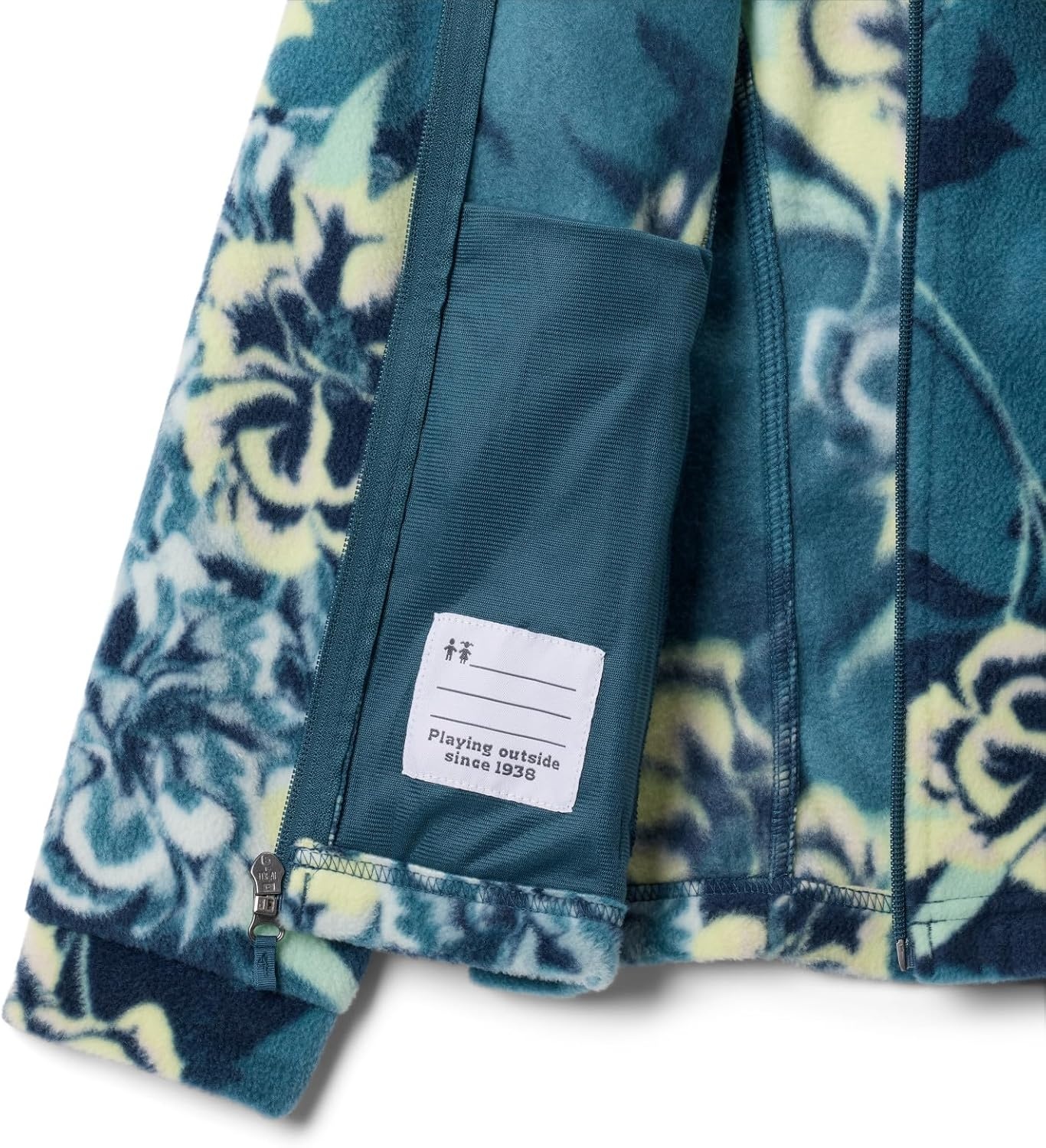 image:imageColumbia Youth Girls Toddler Benton Springs II Printed Fleece JacketEverblue Blossoming