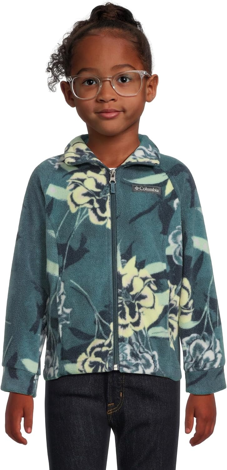 image:imageColumbia Youth Girls Toddler Benton Springs II Printed Fleece JacketEverblue Blossoming