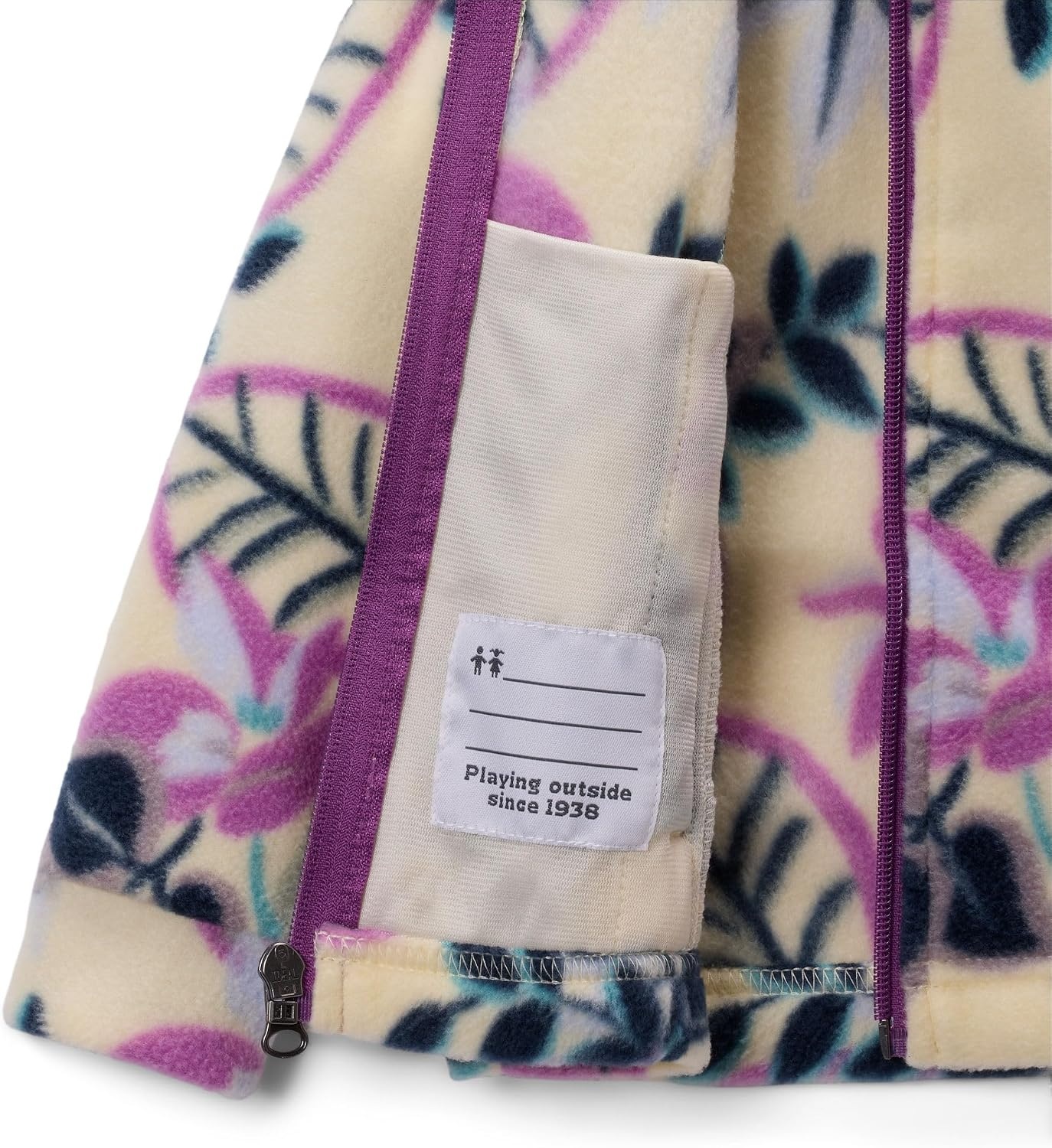 image:imageColumbia Youth Girls Toddler Benton Springs II Printed Fleece JacketLemon Wash Pasteled