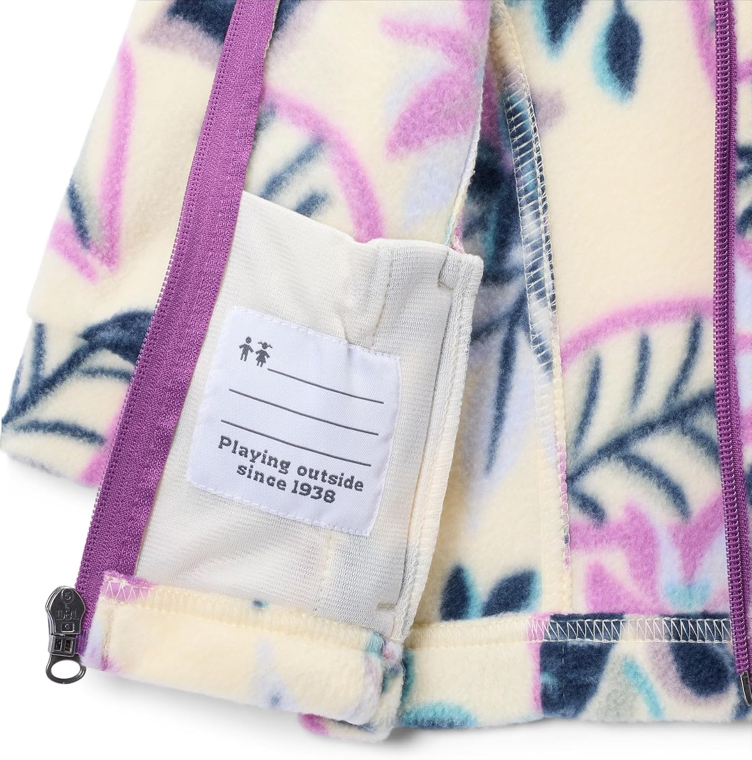 image:imageColumbia Youth Girls Toddler Benton Springs II Printed Fleece JacketLemon Wash Pasteled