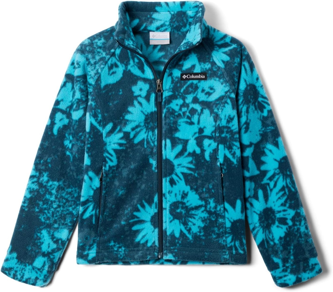 image:imageColumbia Youth Girls Toddler Benton Springs II Printed Fleece JacketNight Wave 2 Whimsy