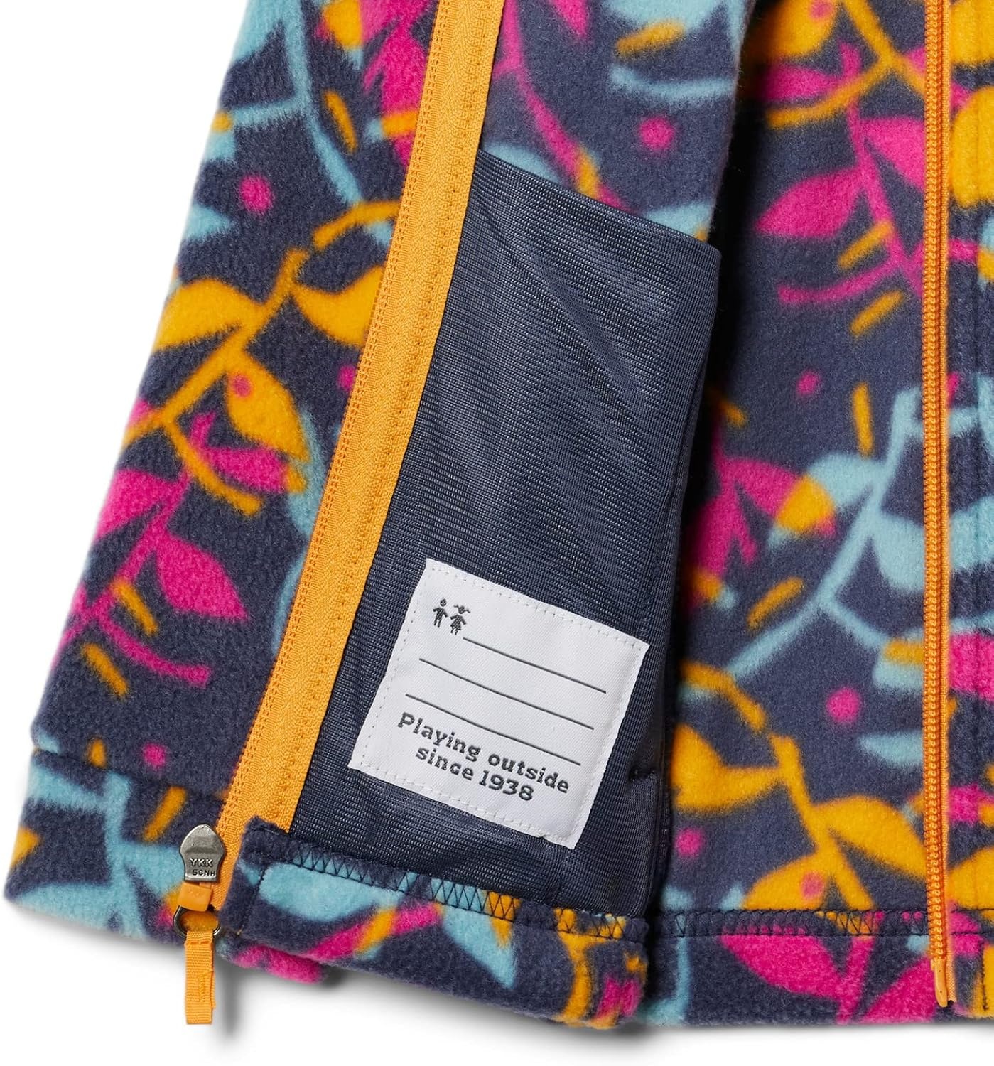 image:imageColumbia Youth Girls Toddler Benton Springs II Printed Fleece JacketNocturnal Scrap Floral