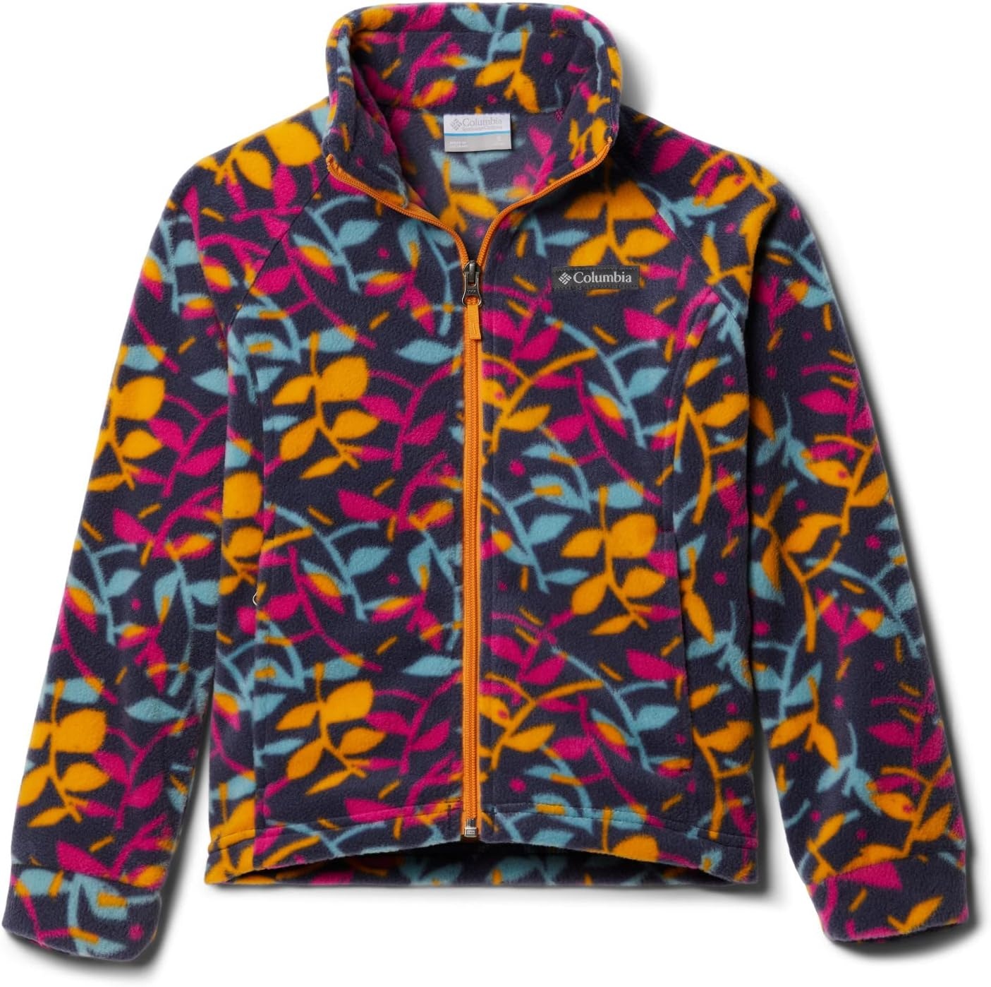 image:imageColumbia Youth Girls Toddler Benton Springs II Printed Fleece JacketNocturnal Scrap Floral