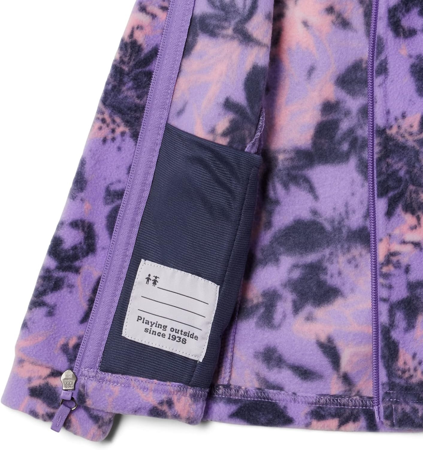 image:imageColumbia Youth Girls Toddler Benton Springs II Printed Fleece JacketPaisley Purple Aurelian