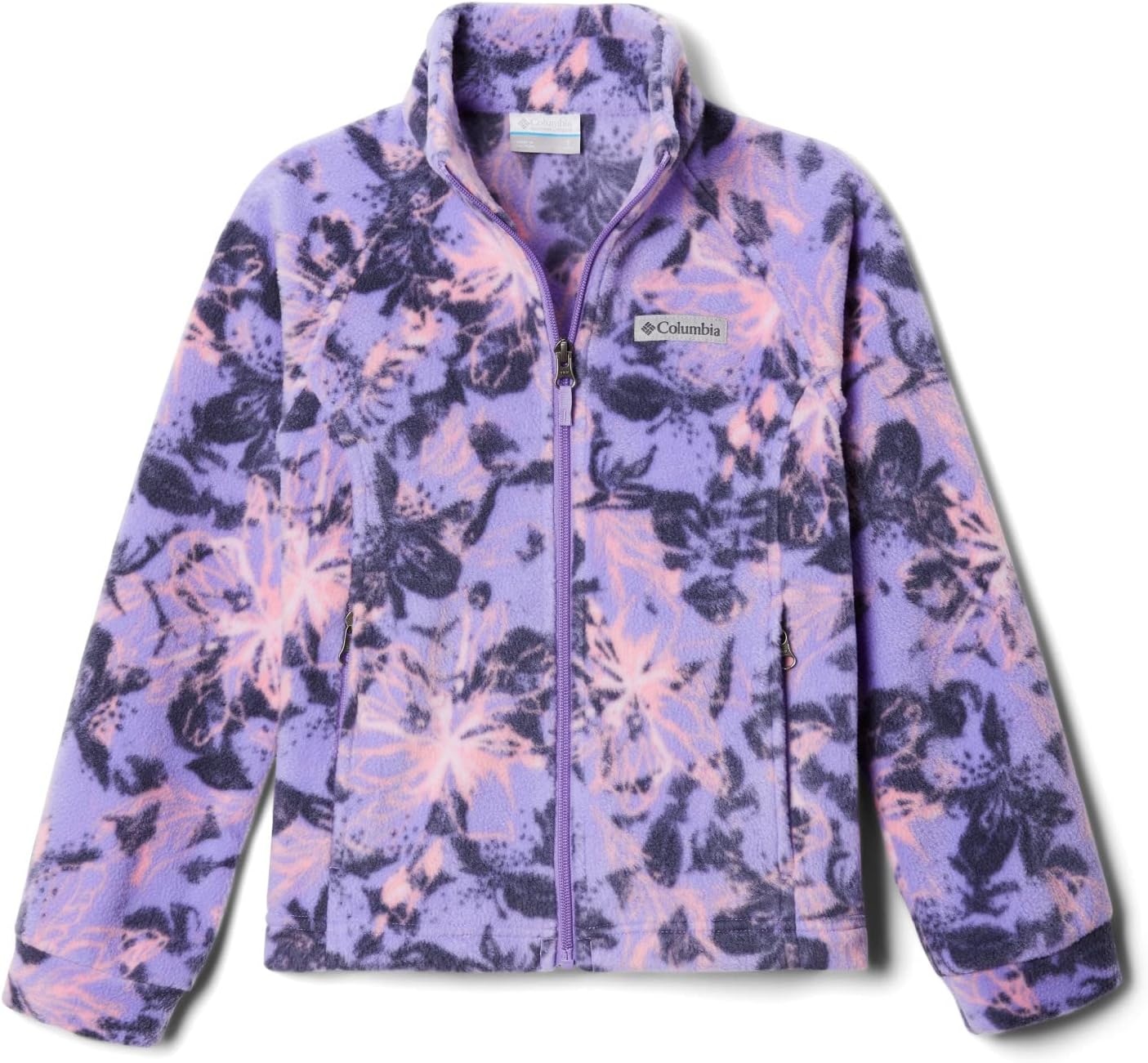 image:imageColumbia Youth Girls Toddler Benton Springs II Printed Fleece JacketPaisley Purple Aurelian