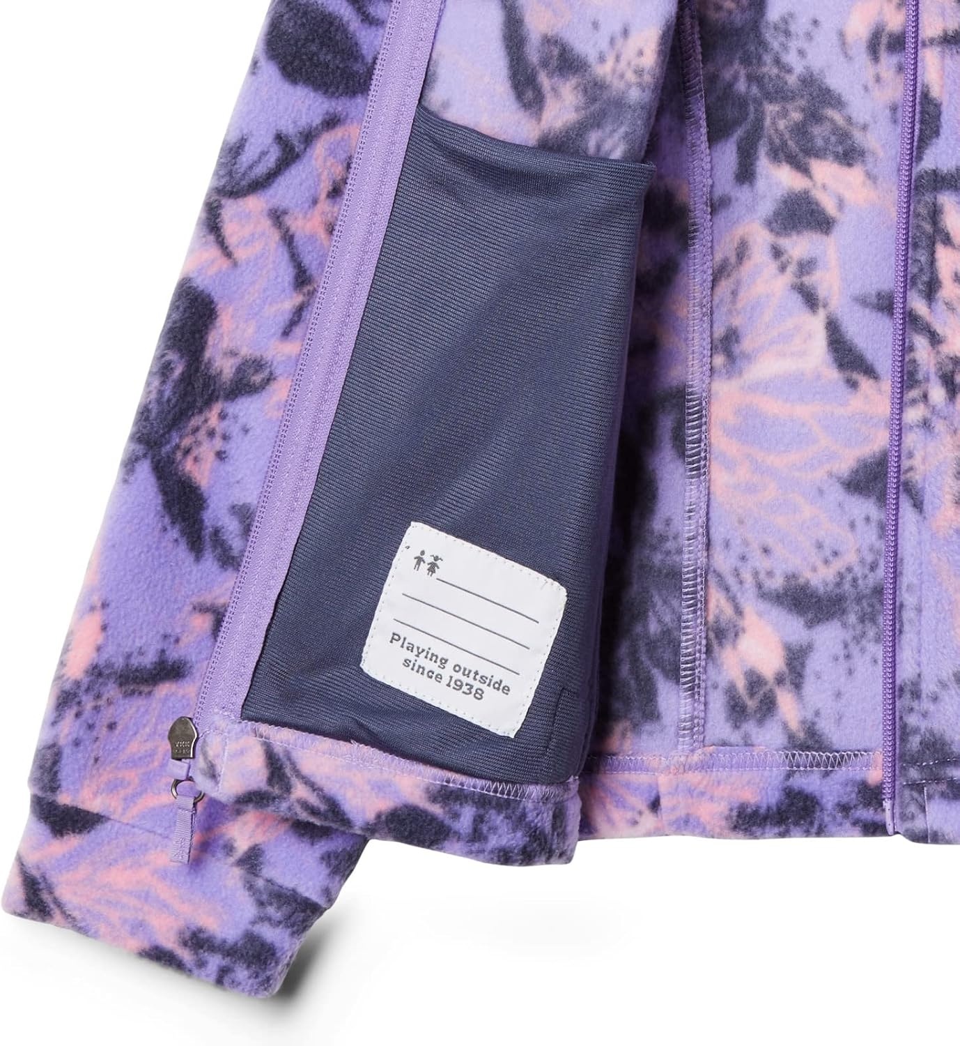 image:imageColumbia Youth Girls Toddler Benton Springs II Printed Fleece JacketPaisley Purple Aurelian