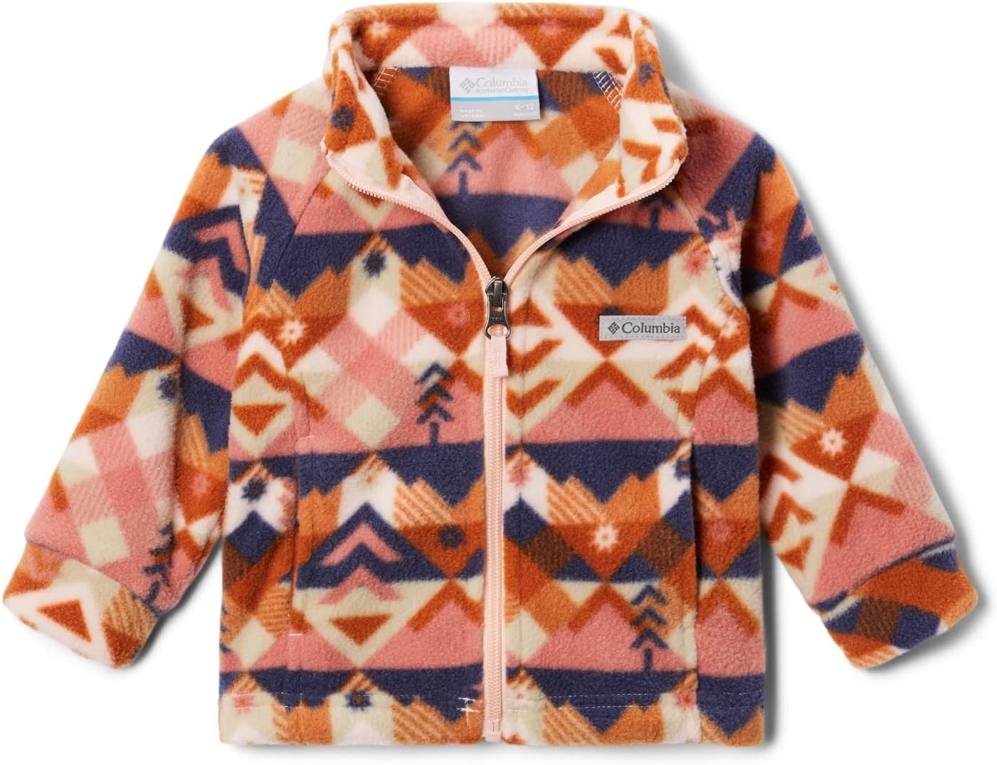 image:imageColumbia Youth Girls Toddler Benton Springs II Printed Fleece JacketPeach Blossom Checkpoint