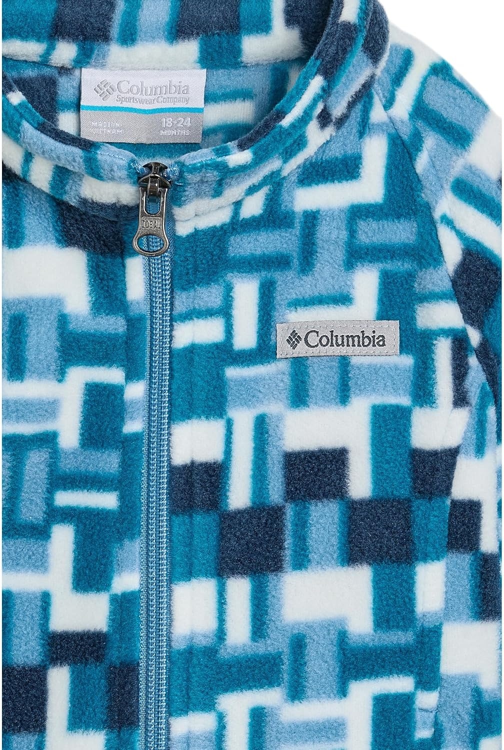 image:imageColumbia Youth Girls Toddler Benton Springs II Printed Fleece JacketPhoenix Blue Unwoven
