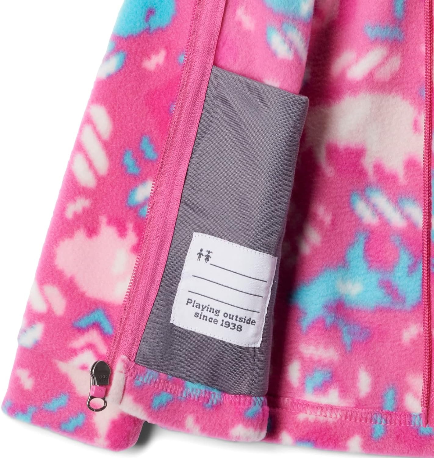 image:imageColumbia Youth Girls Toddler Benton Springs II Printed Fleece JacketPink Ice Buffaloroam