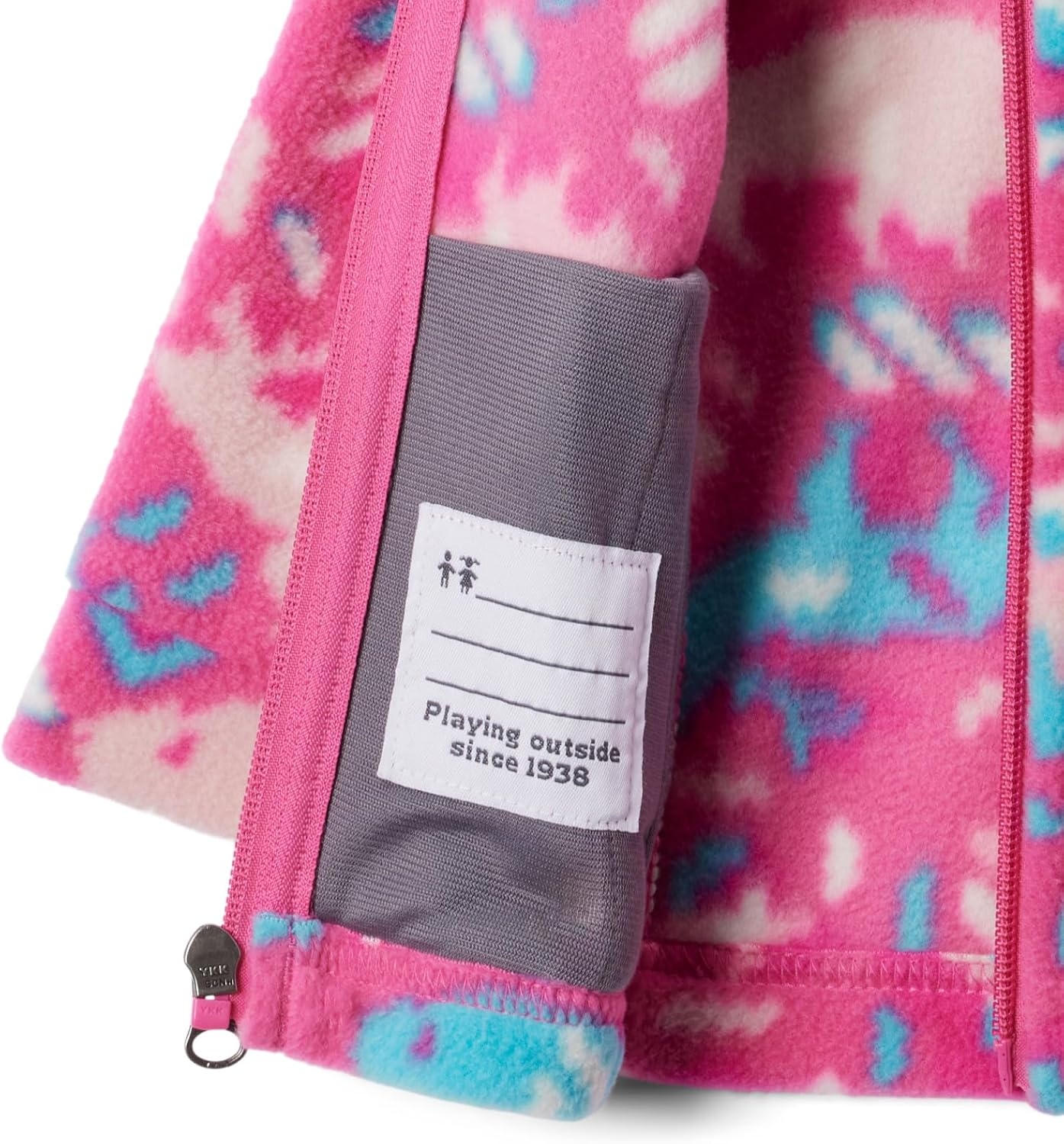 image:imageColumbia Youth Girls Toddler Benton Springs II Printed Fleece JacketPink Ice Buffaloroam
