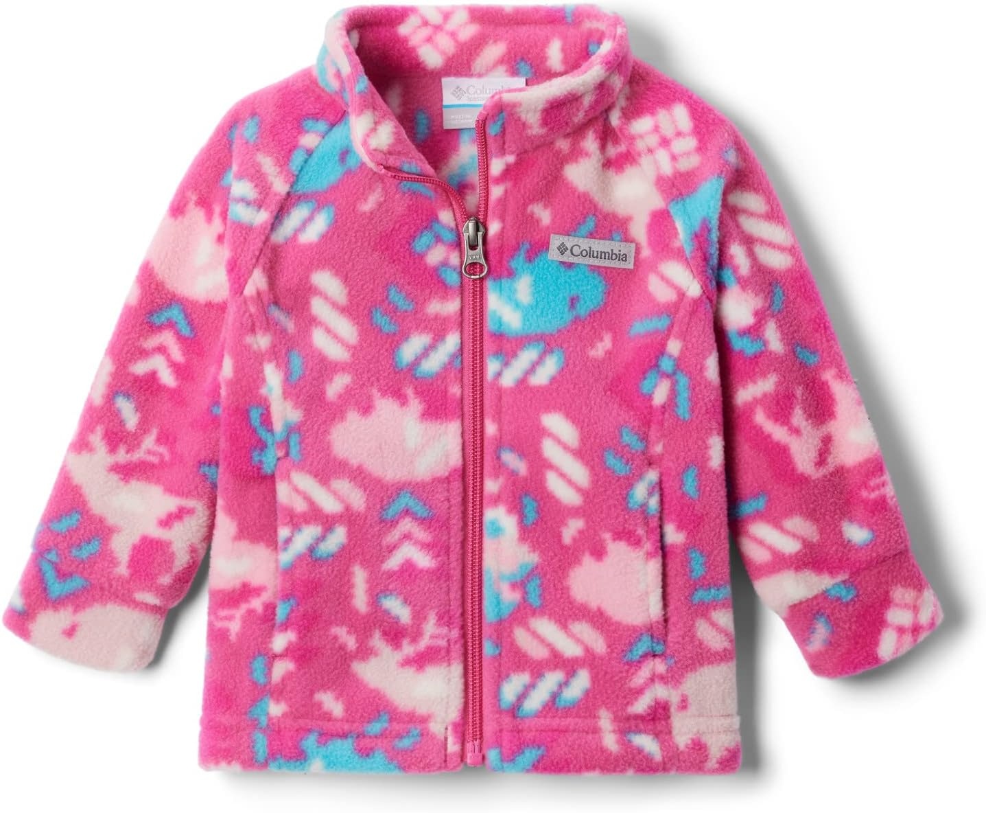 image:imageColumbia Youth Girls Toddler Benton Springs II Printed Fleece JacketPink Ice Buffaloroam