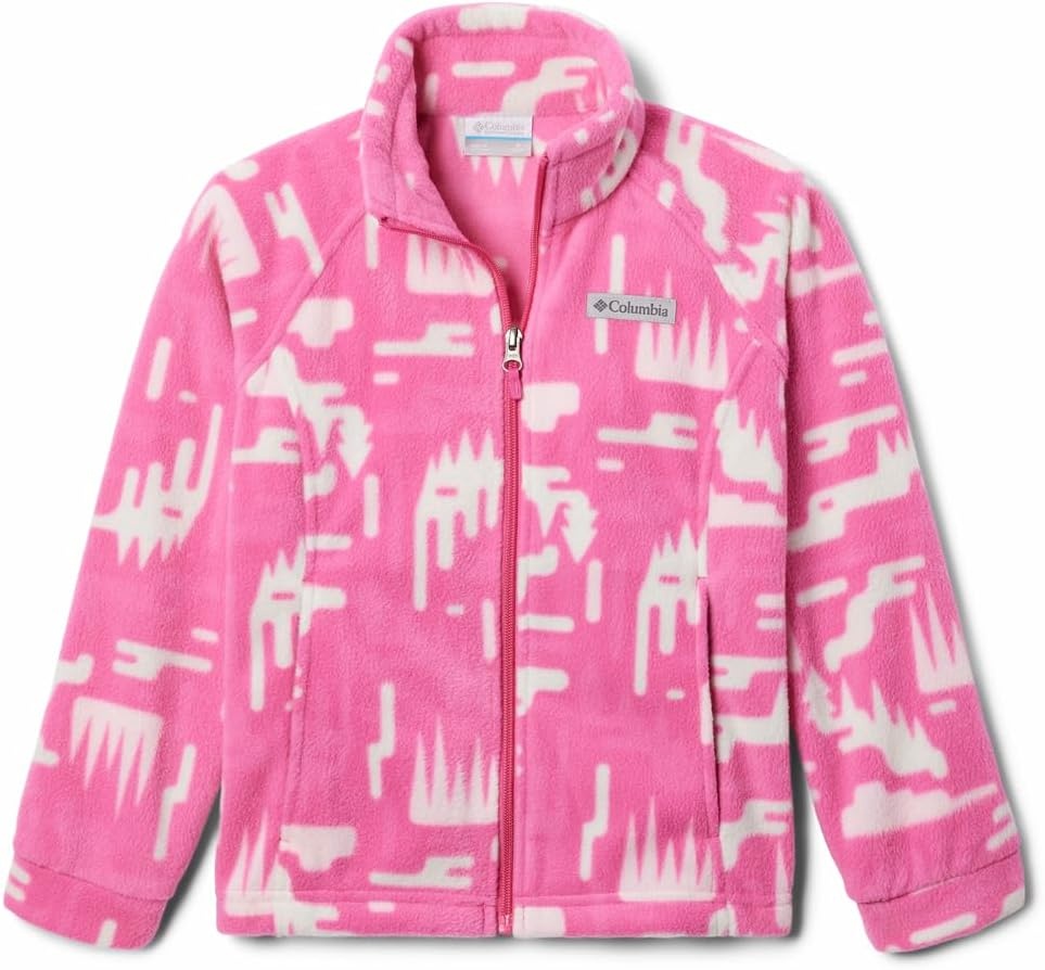 image:imageColumbia Youth Girls Toddler Benton Springs II Printed Fleece JacketPink Ice Highland