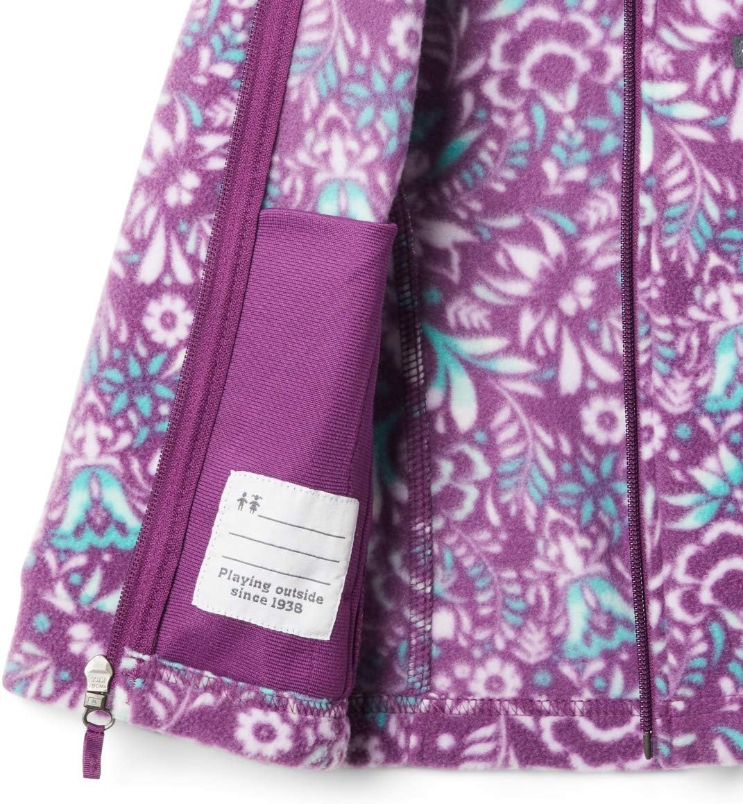 image:imageColumbia Youth Girls Toddler Benton Springs II Printed Fleece JacketPlum Folk Floral Print
