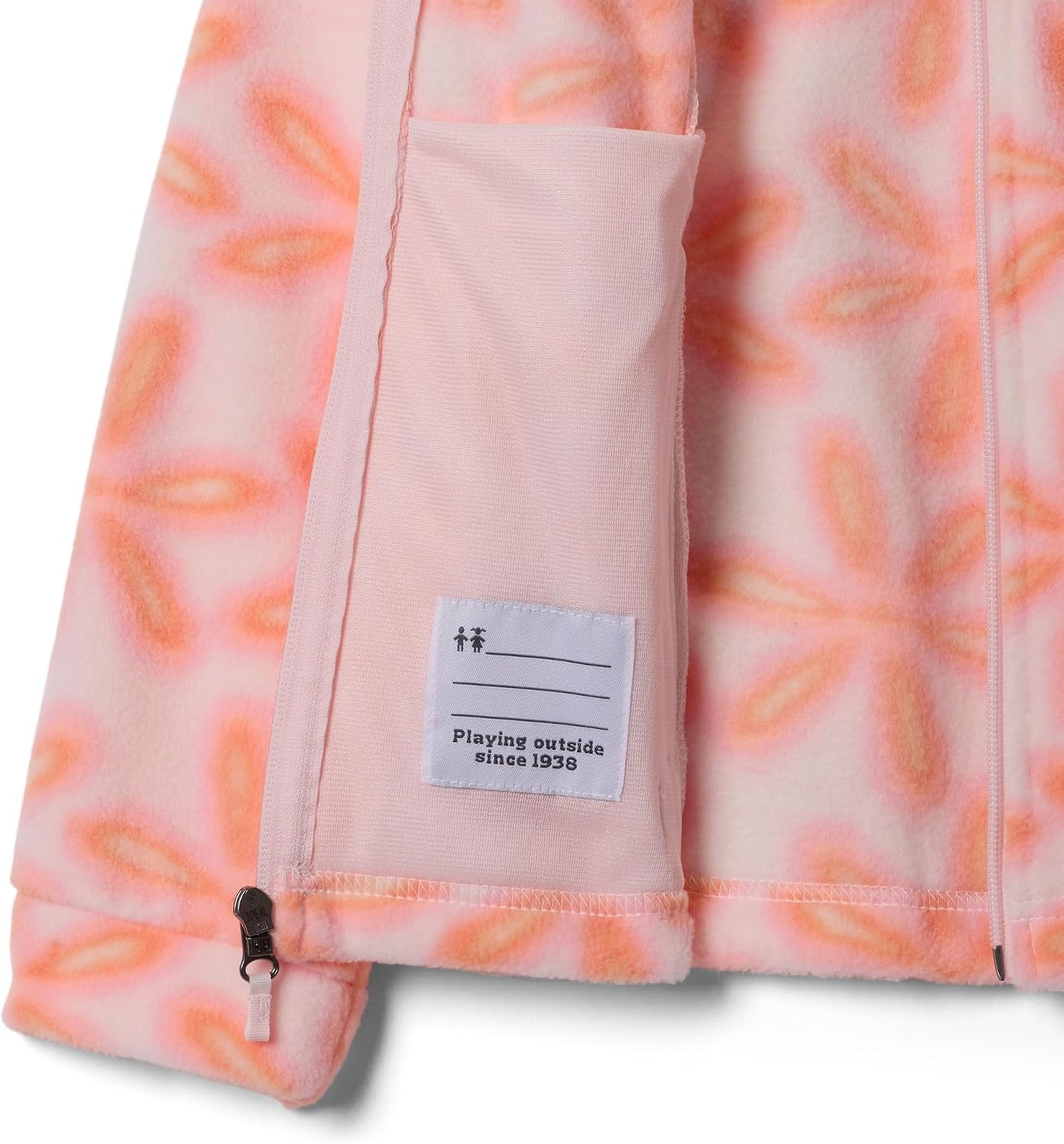 image:imageColumbia Youth Girls Toddler Benton Springs II Printed Fleece JacketPowder Pink Hazy Blooms