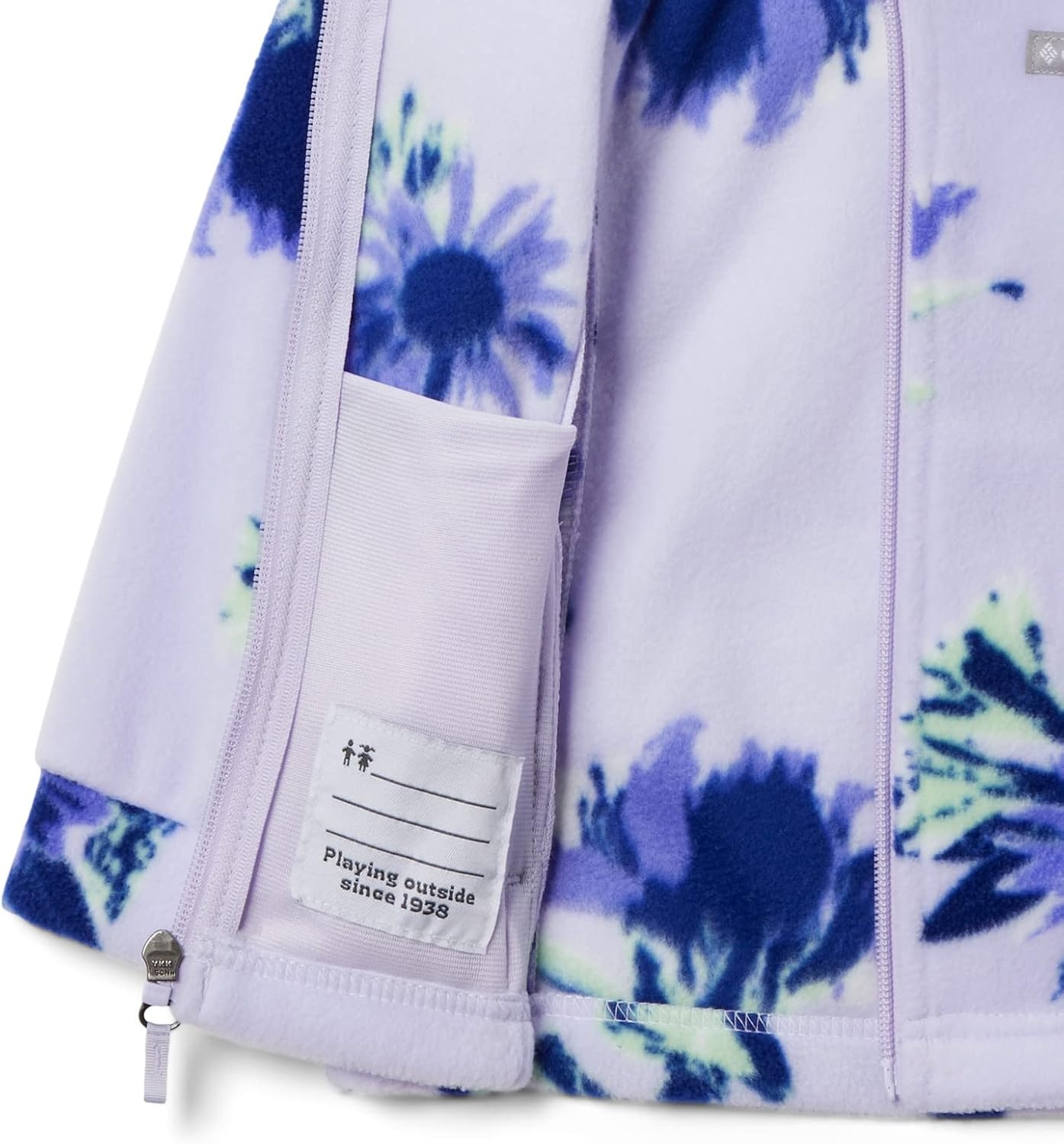 image:imageColumbia Youth Girls Toddler Benton Springs II Printed Fleece JacketPurple Tint Staycation