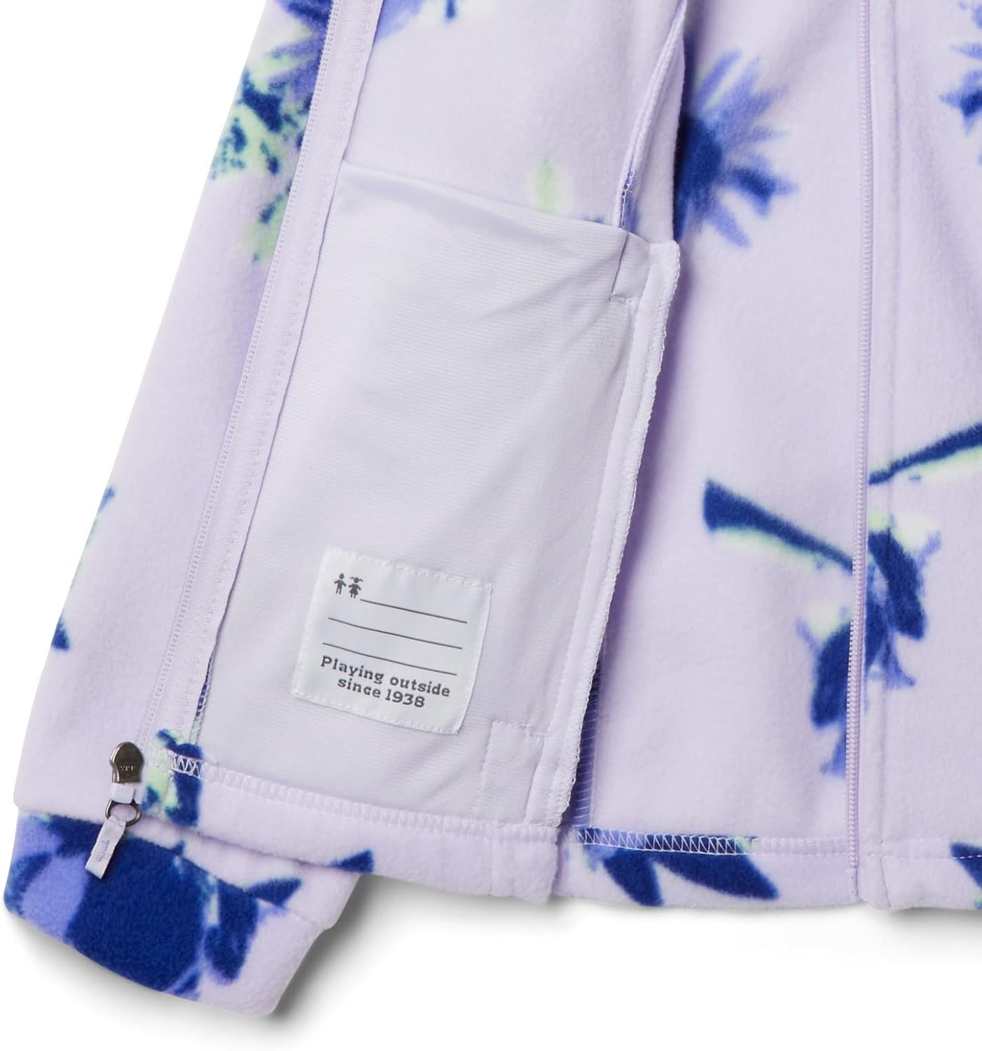 image:imageColumbia Youth Girls Toddler Benton Springs II Printed Fleece JacketPurple Tint Staycation