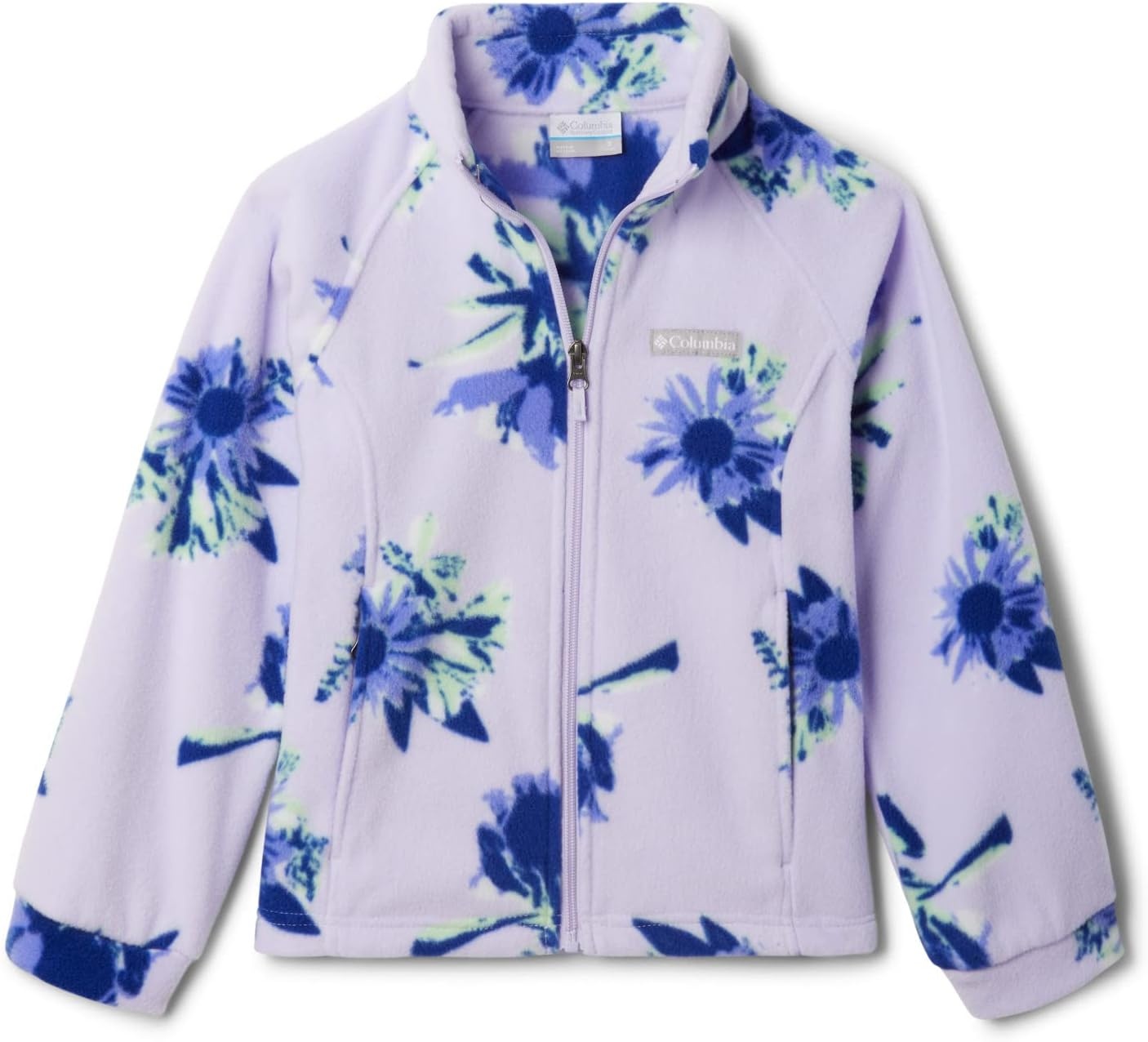image:imageColumbia Youth Girls Toddler Benton Springs II Printed Fleece JacketPurple Tint Staycation