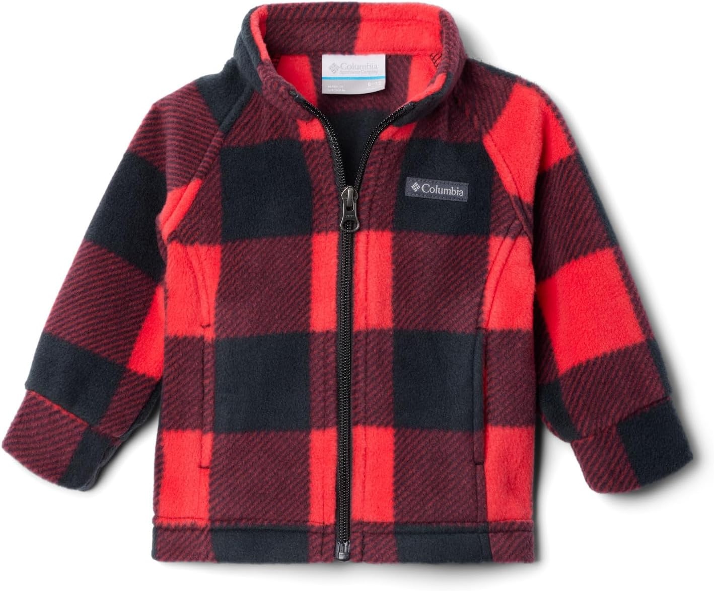 image:imageColumbia Youth Girls Toddler Benton Springs II Printed Fleece JacketRed Lily Check
