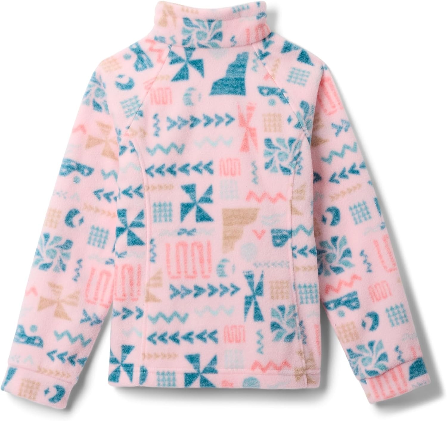 image:imageColumbia Youth Girls Toddler Benton Springs II Printed Fleece JacketSatin Pink Outerbounds