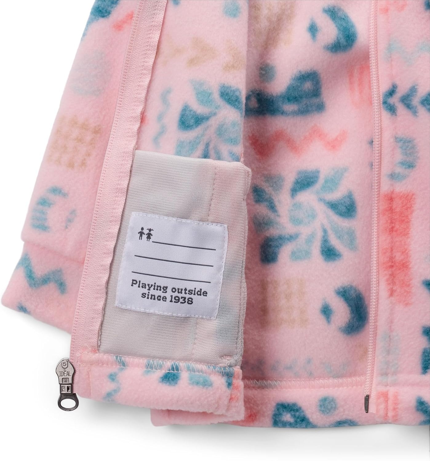image:imageColumbia Youth Girls Toddler Benton Springs II Printed Fleece JacketSatin Pink Outerbounds